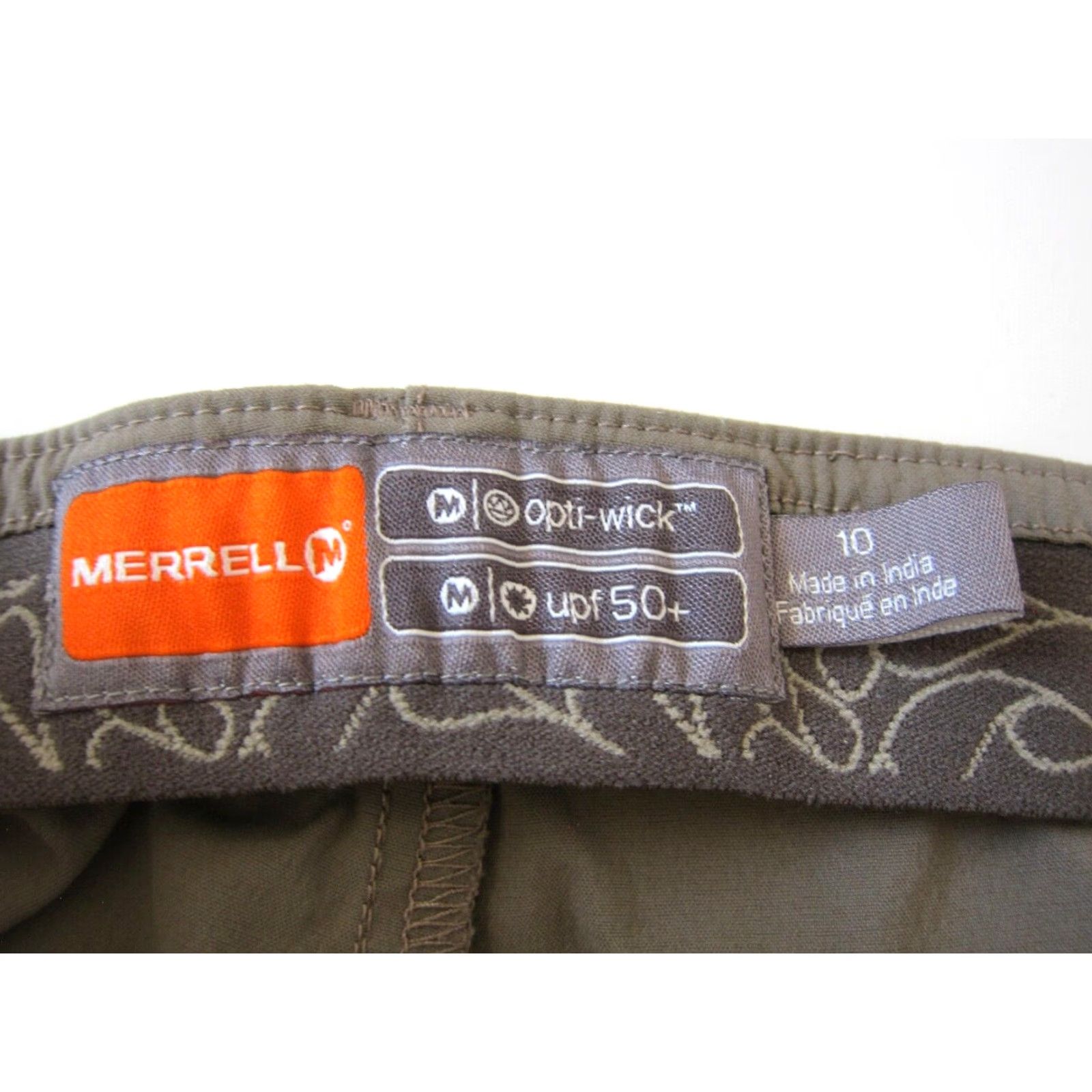 Merrell Merrell Grey Nylon Stretch Hike Travel Lightweight Pocket Cargo Crop Pant 10 Women Pants Cropped 10 Gray Hiking Accessories Size 32" / US 10 / IT 46 - 4 Thumbnail