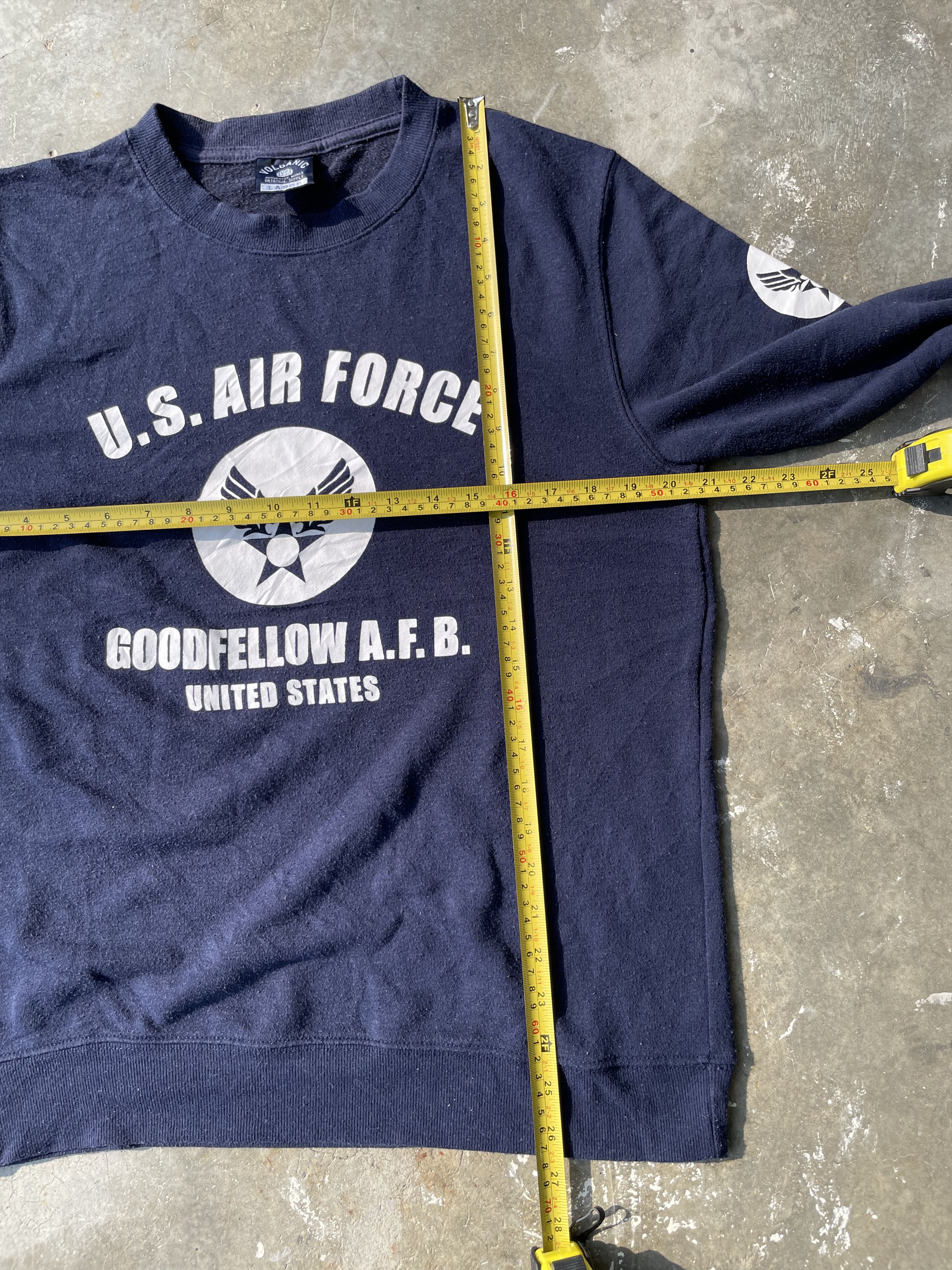 Japanese Brand Vintage USAF Goodfellow AB Sweatshirt Size US M / EU 48-50 / 2 - 4 Thumbnail