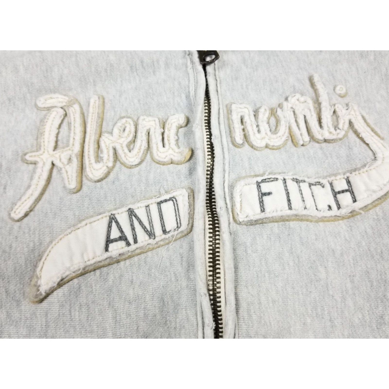 Abercrombie & Fitch VINTAGE Abercrombie & Fitch Gray Full Zip Up Hoodie Mens Large Shirt Mens Large Gray Abercrombie & Fitch Vintage Full Zip Up Hoodie Col Gray Size US L / EU 52-54 / 3 - 3 Thumbnail