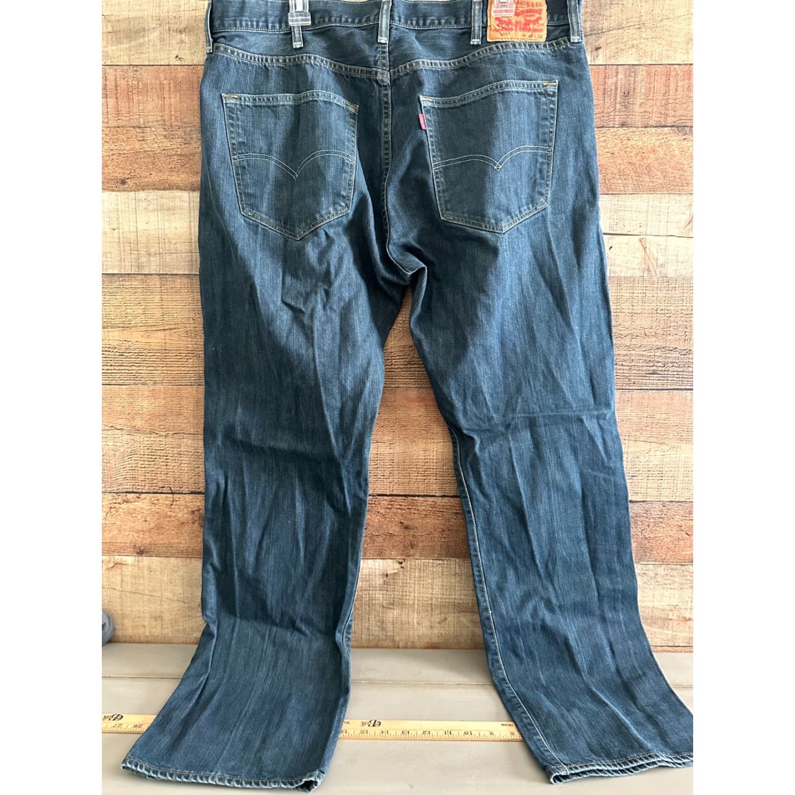 Levi's Levis Jeans 501xx 40x32 Dark Blue Mens Straight Size US 40 / EU 56 - 2 Thumbnail