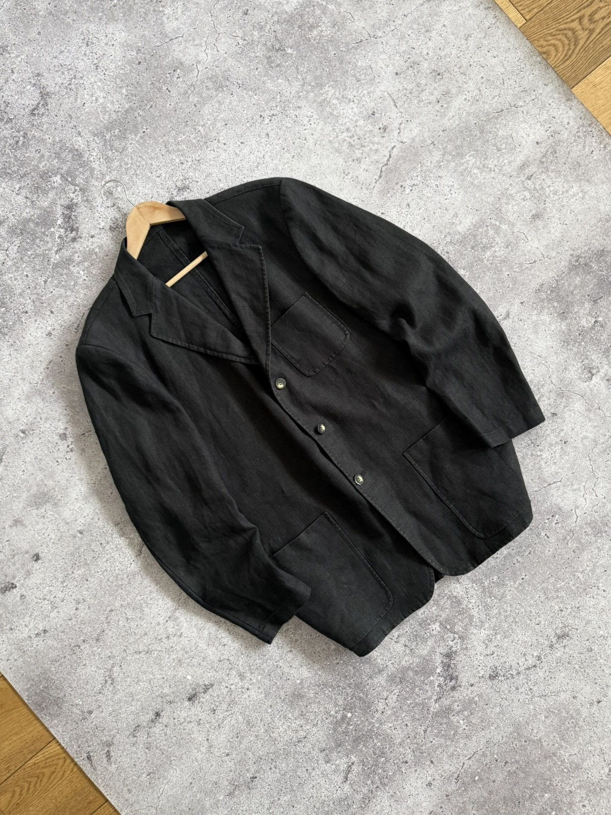 Balmain Vintage Balmain Paris Linen Tailored Blazer | Summer Jacket Size 52L - 6 Thumbnail