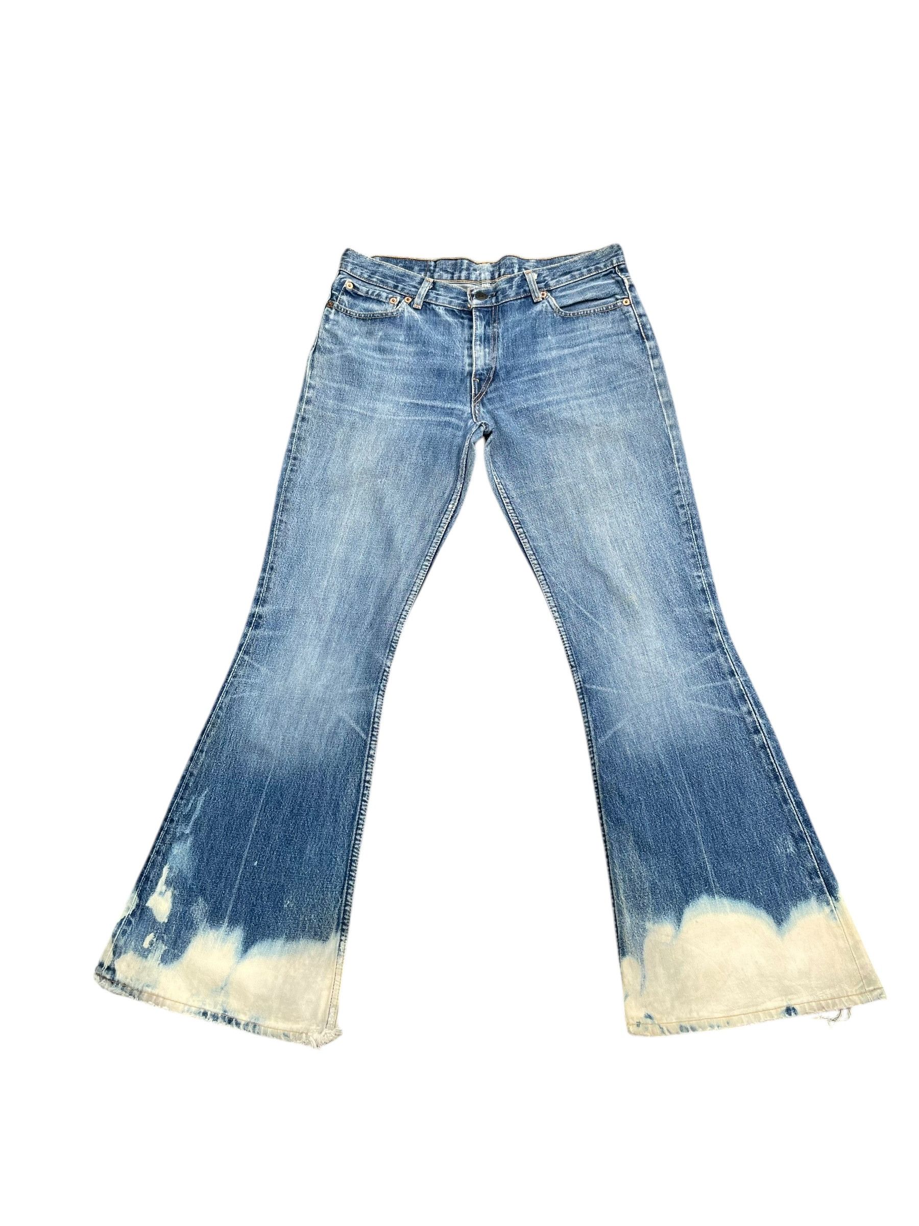 Levi's Vintage Levis 544 Bell Bottom Distresed Size US 34 / EU 50 - 1 Thumbnail