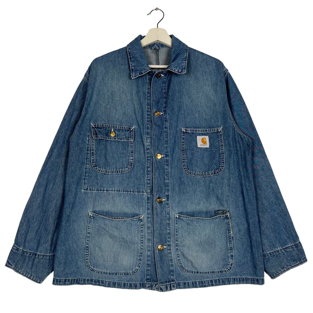 Carhartt 🔥 1980s VINTAGE CARHARTT WORK CHORE JACKET Size US M / EU 48-50 / 2 - 1 Thumbnail