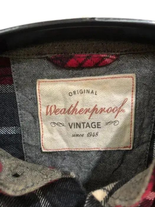 Vintage Weatherproof Plaid Tartan Flannel Shirt 👕 Size US M / EU 48-50 / 2 - 3 Thumbnail