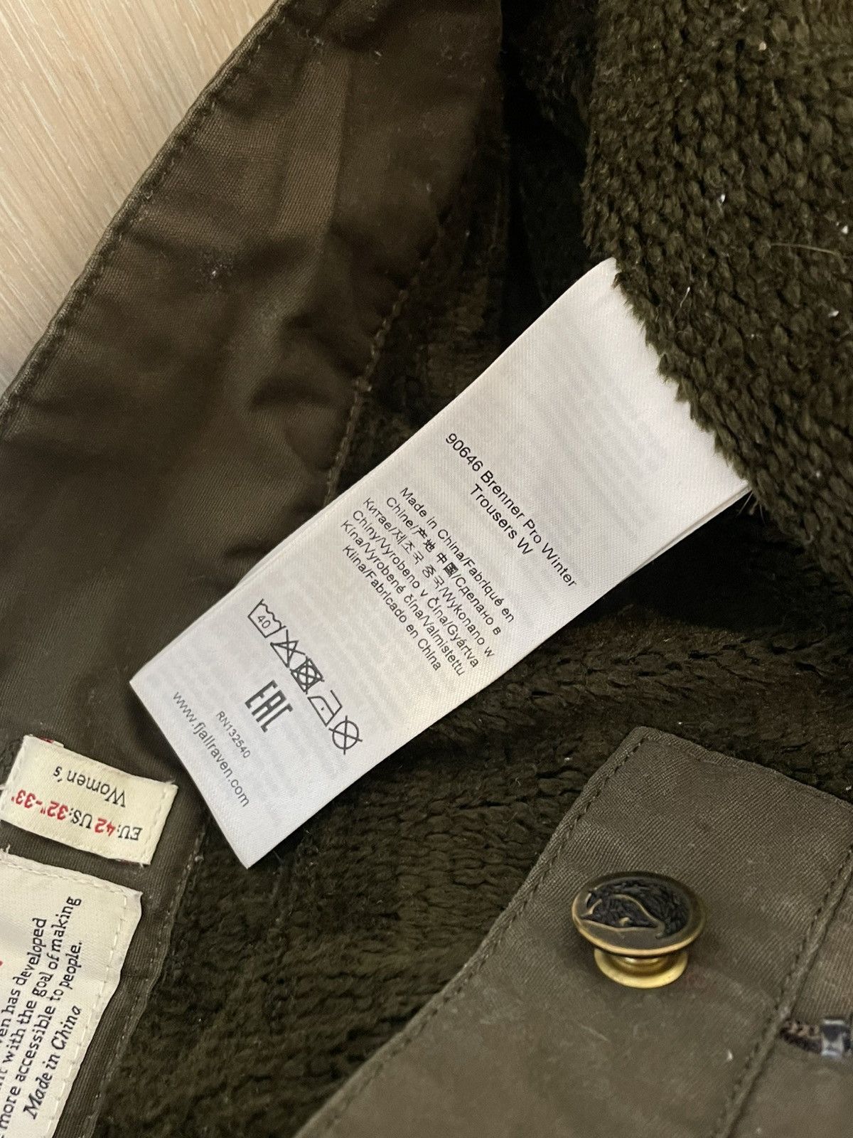 Fjallraven × Vintage Fjallraven G-1000 Brenner Pro Winter Trousers W Pants Size 32" / US 10 / IT 46 - 11 Thumbnail