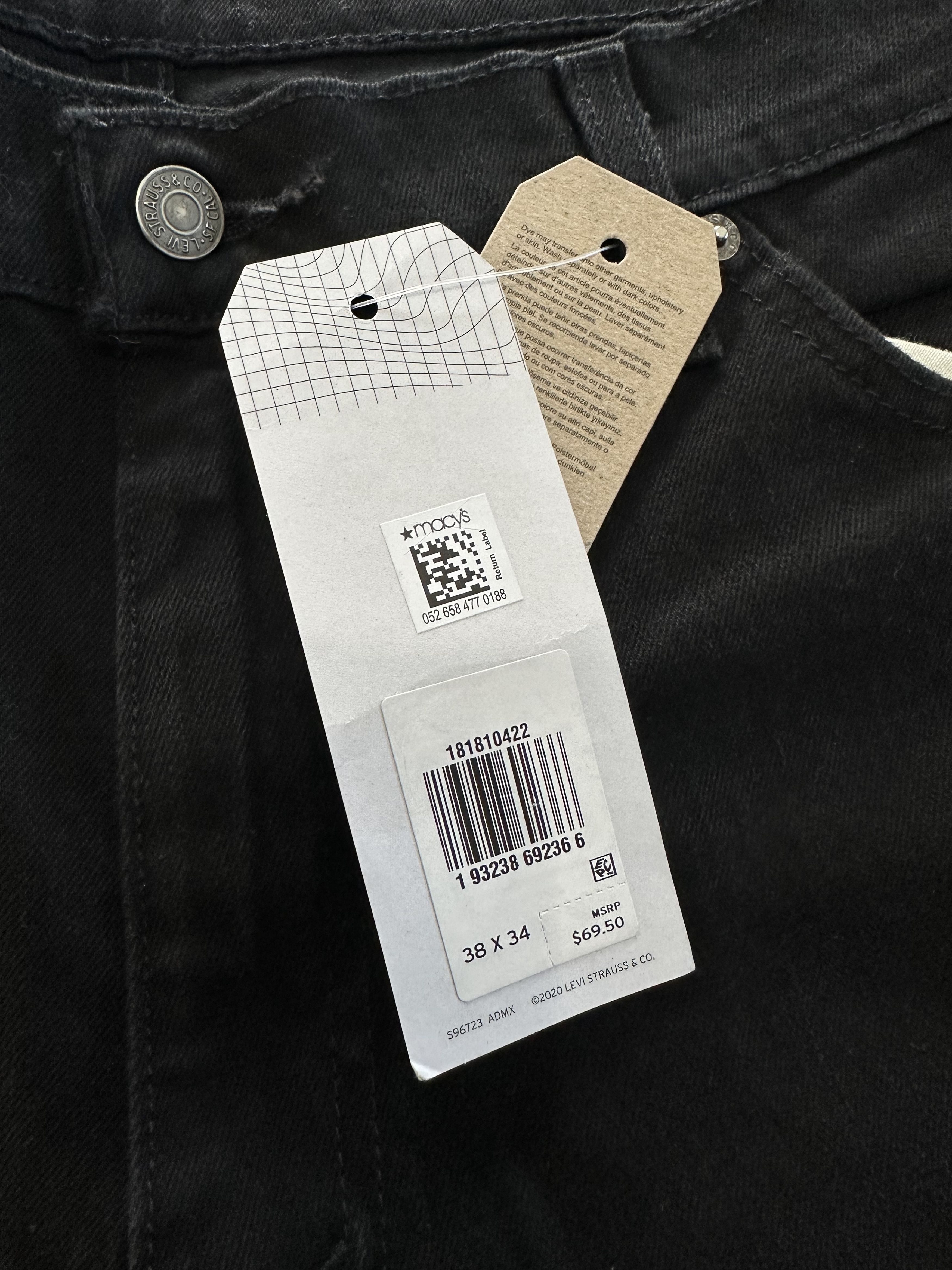 Levi's Levis 541 Athletic Taper Fit Jeans Men's Stretch 38x34 Flex Size US 38 / EU 54 - 3 Thumbnail