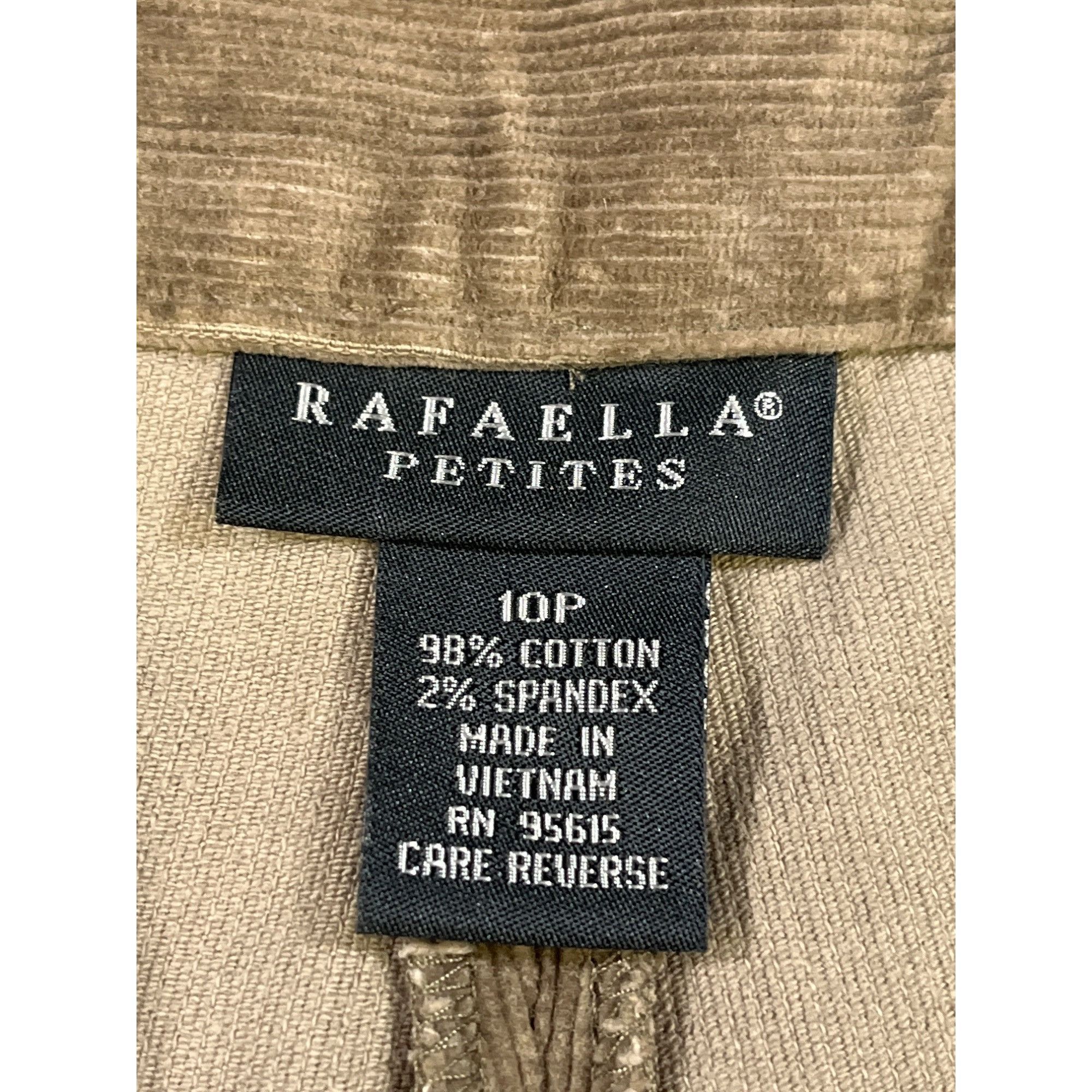 Other Rafaella Petites Women's Brown Corduroy Pants/Straight Leg S Size 32" / US 10 / IT 46 - 5 Thumbnail