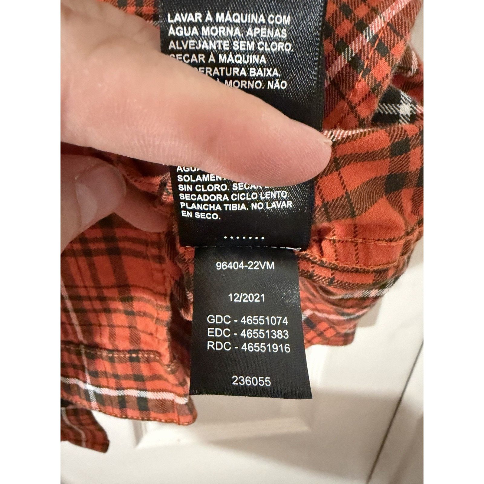 Harley Davidson Harley Davidson Essence Flannel Sz L Orange Motorcycle Biker Size US L / EU 52-54 / 3 - 5 Thumbnail