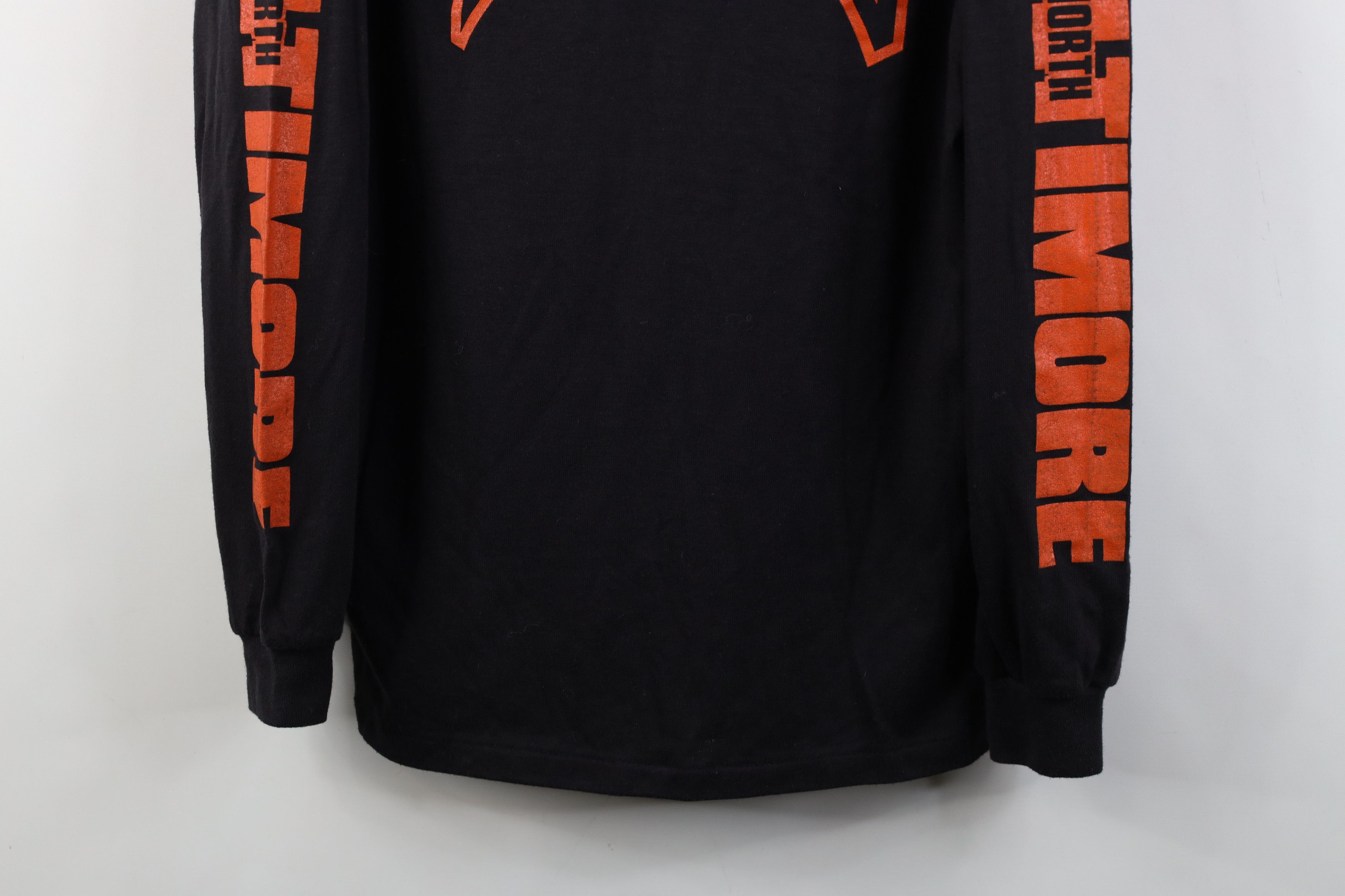 Vintage Vintage 70s 80s Baltimore Tigers Hoodie T-Shirt Black USA Size US L / EU 52-54 / 3 - 3 Thumbnail
