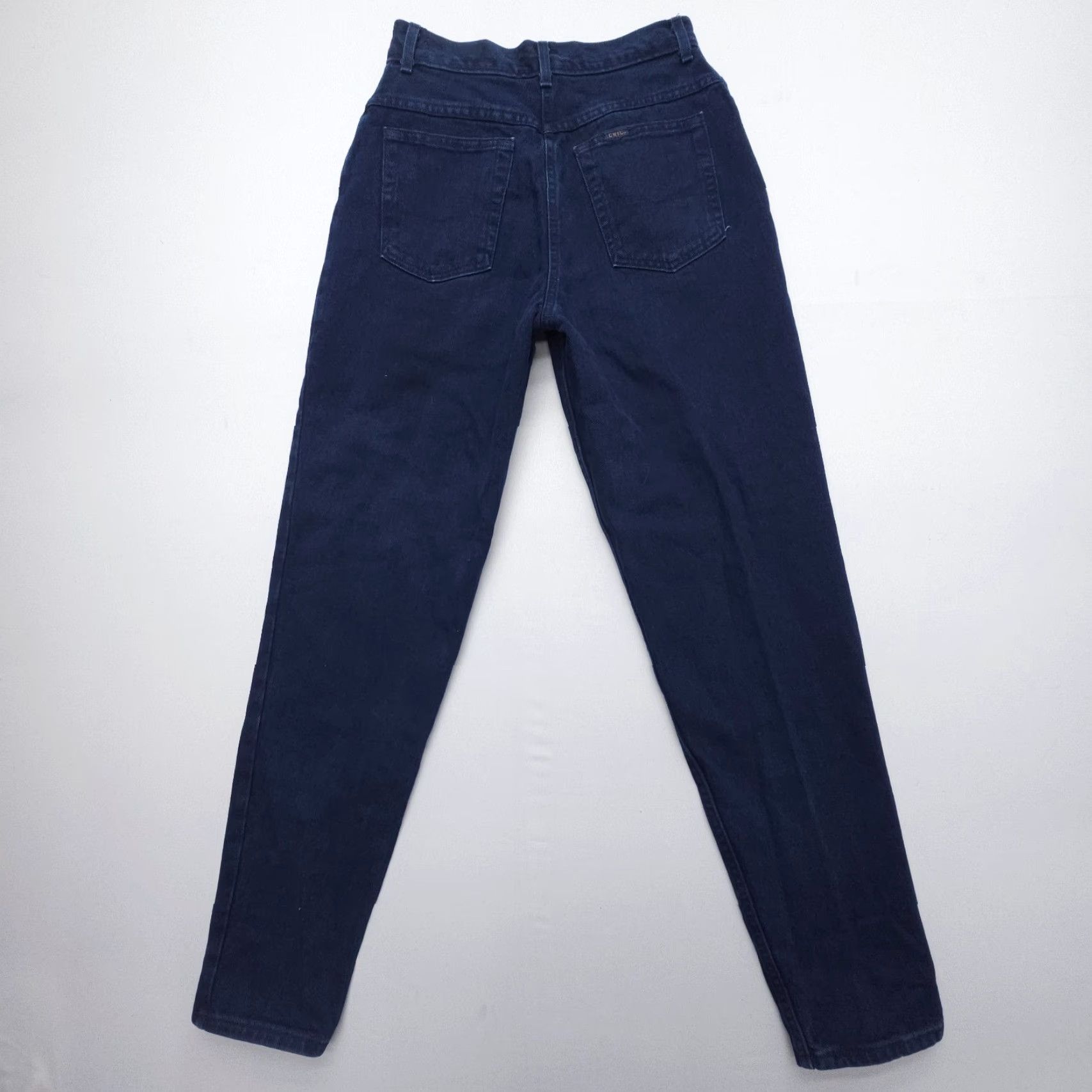 Vintage VINTAGE CHIC Jeans Women 8 High Rise Dark Wash Blue 90s Denim Mom Jeans Womens Size 30" / US 8 / IT 44 - 2 Thumbnail