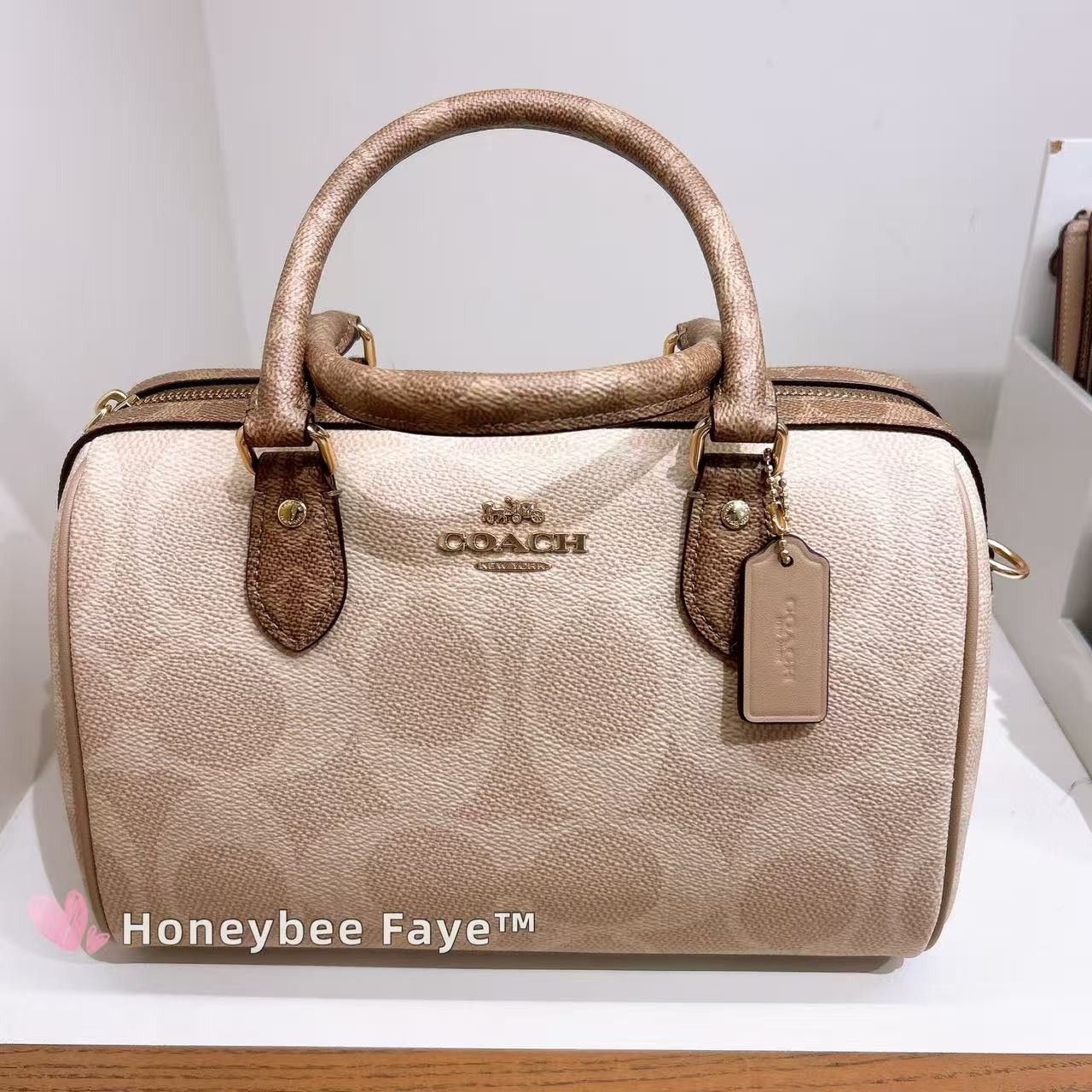 Coach Rowan Satchel Bag In Blocked Signature Canvas CY679 Size ONE SIZE - 2 Thumbnail