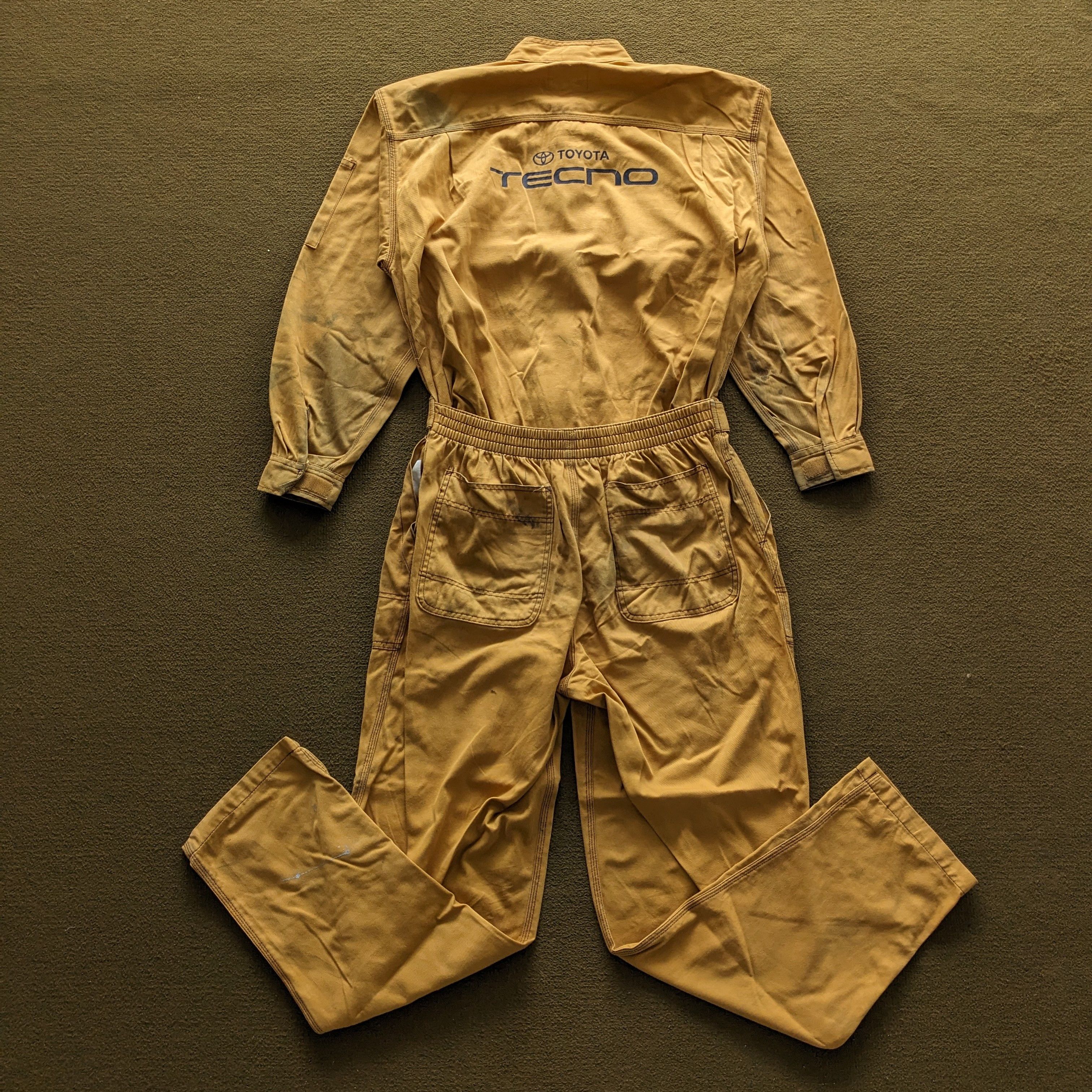Vintage TOYOTA TECNO Racing Team Coverall Workwear Jacket