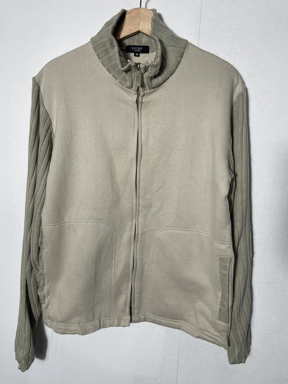 Yohji Yamamoto Vintage Y’S Sacsny Sweater with Zipper Size US M / EU 48-50 / 2 - 1 Thumbnail