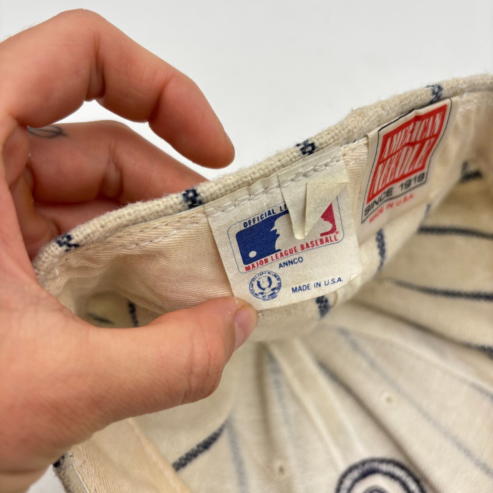 American Needle × MLB × Vintage VTG American Needle Chicago White Sox Wool Baseball Hat 71/8 Size ONE SIZE - 9 Thumbnail