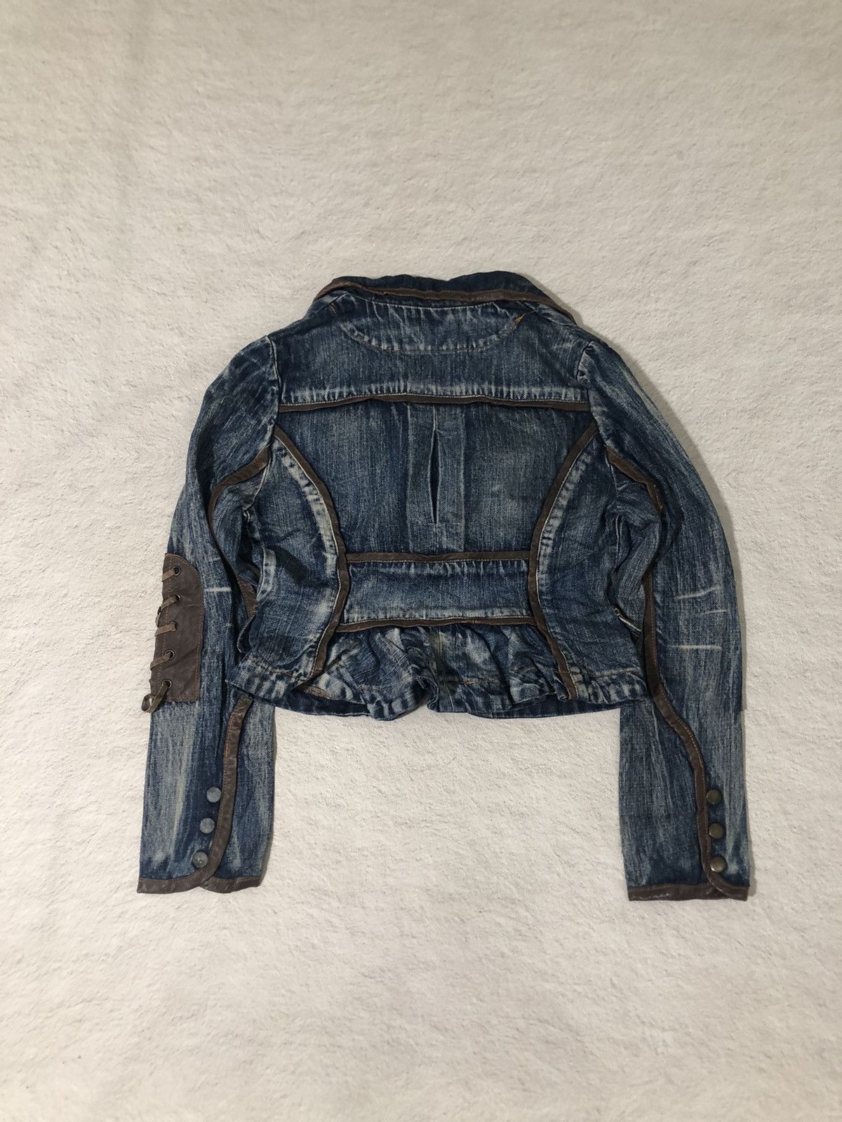 Japanese Brand 📦 vintage gladnews denim jacket Size S / US 4 / IT 40 - 10 Thumbnail