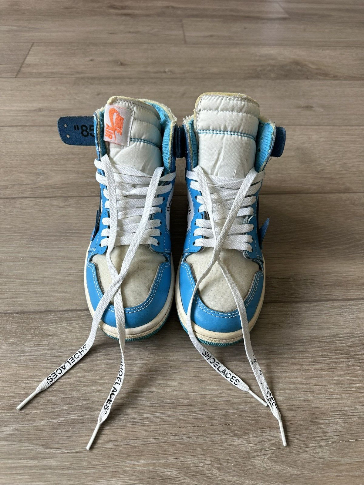 Jordan Brand × Off-White Jordan 1 Retro OG x Off-White High UNC Sz 6 Size US 6 / EU 39 - 1 Thumbnail