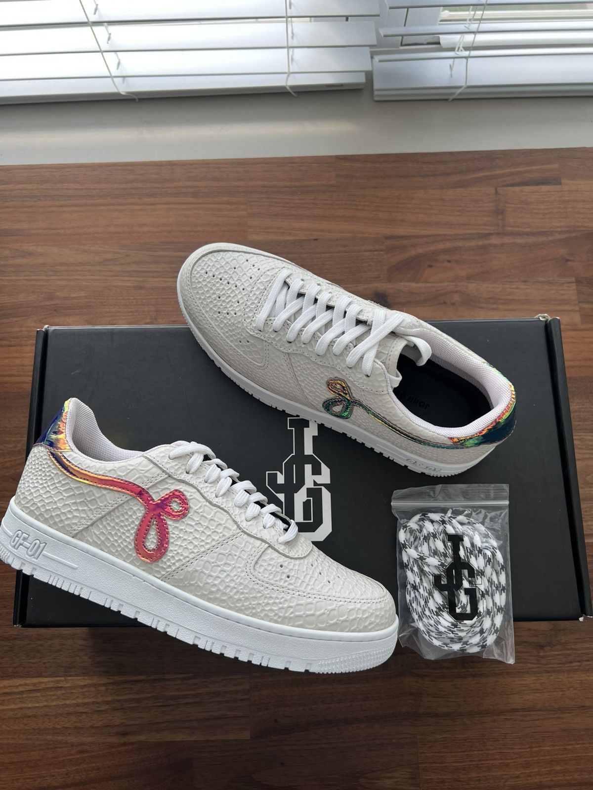Other John Geiger GF-01 Off- Leather Iridescent size 7 Women’s Size US 7 / IT 37 - 1 Thumbnail