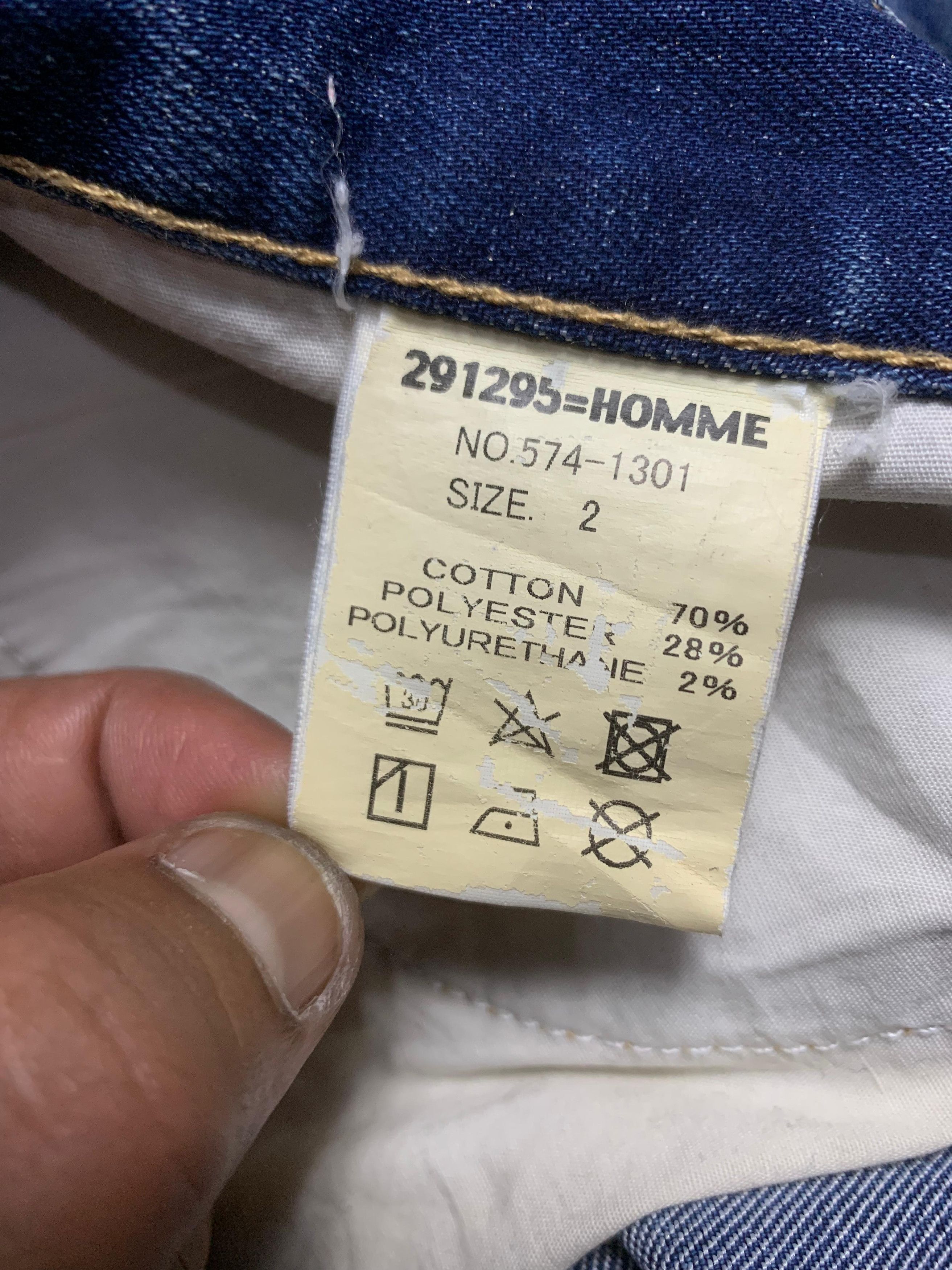 291295=Homme 1990s 291295 Homme Distressed Jeans Size US 32 / EU 48 - 8 Thumbnail