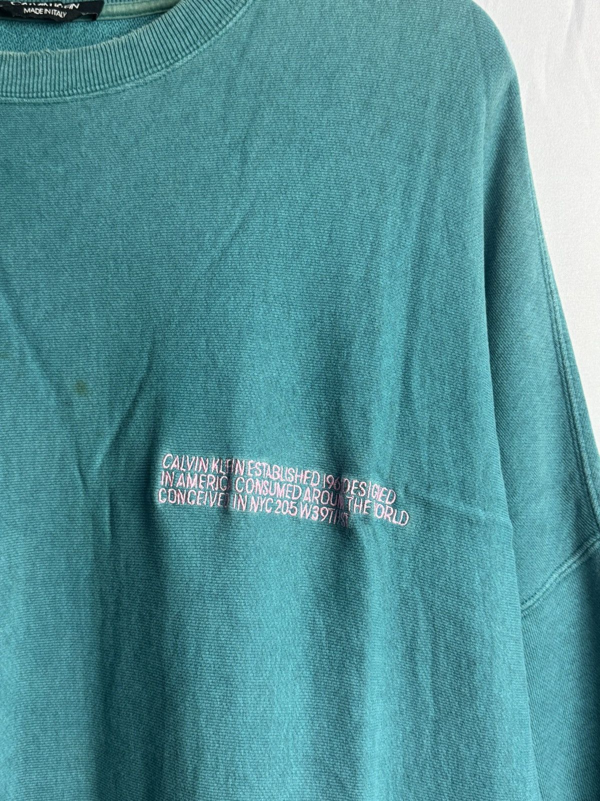 Calvin Klein 205W39NYC Calvin klein Raf Simons SS18 Sweatshirt Oversize Size US XL / EU 56 / 4 - 5 Thumbnail