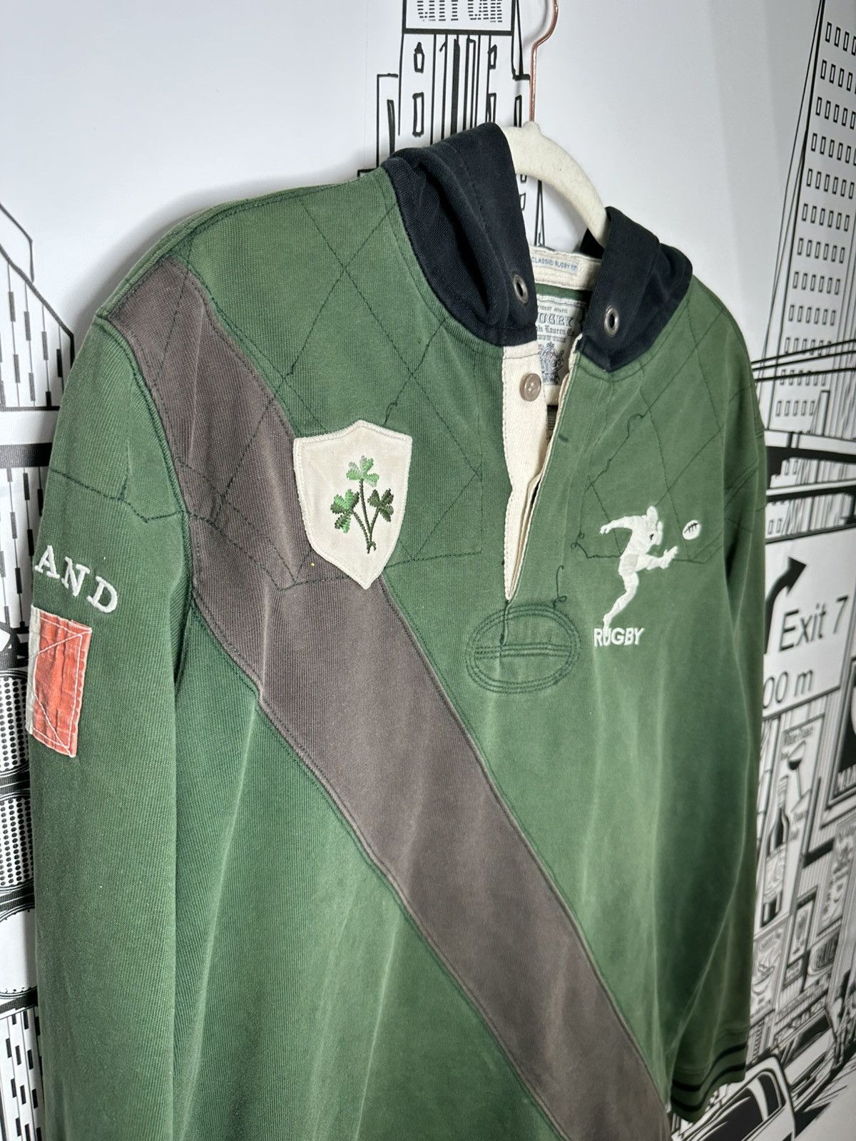 Rugby Ralph Lauren Rugby Ralph Lauren Big Kicker Ireland Rugby Hoodie Green L Size US L / EU 52-54 / 3 - 2 Thumbnail