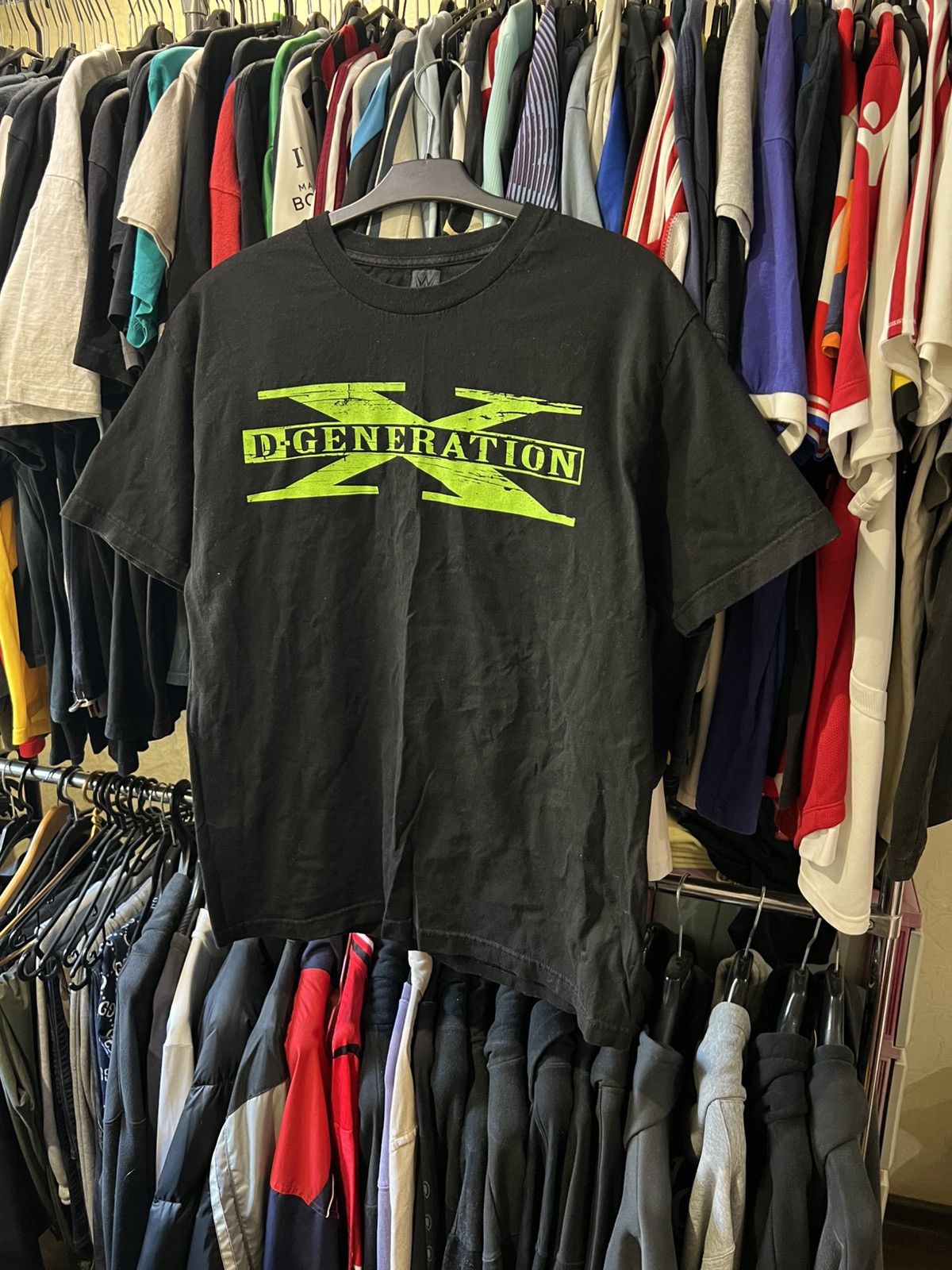 Vintage VINTAGE WWE DX D GENERATION X TWO WORDS GET RAW 25 TOUR TEE Size US L / EU 52-54 / 3 - 1 Thumbnail