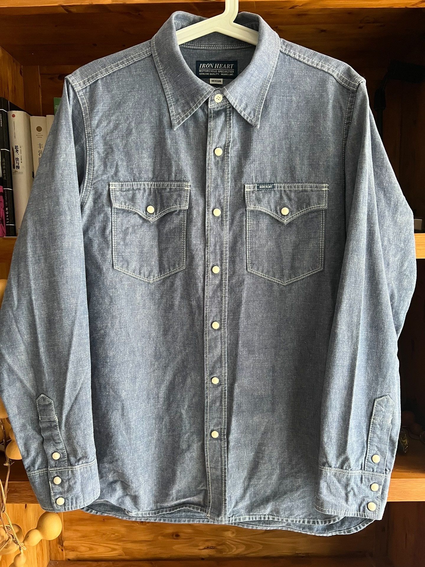 Iron Heart Iron Heart Indigo Selvedge Denim Work Shirt Size US M / EU 48-50 / 2 - 1 Thumbnail