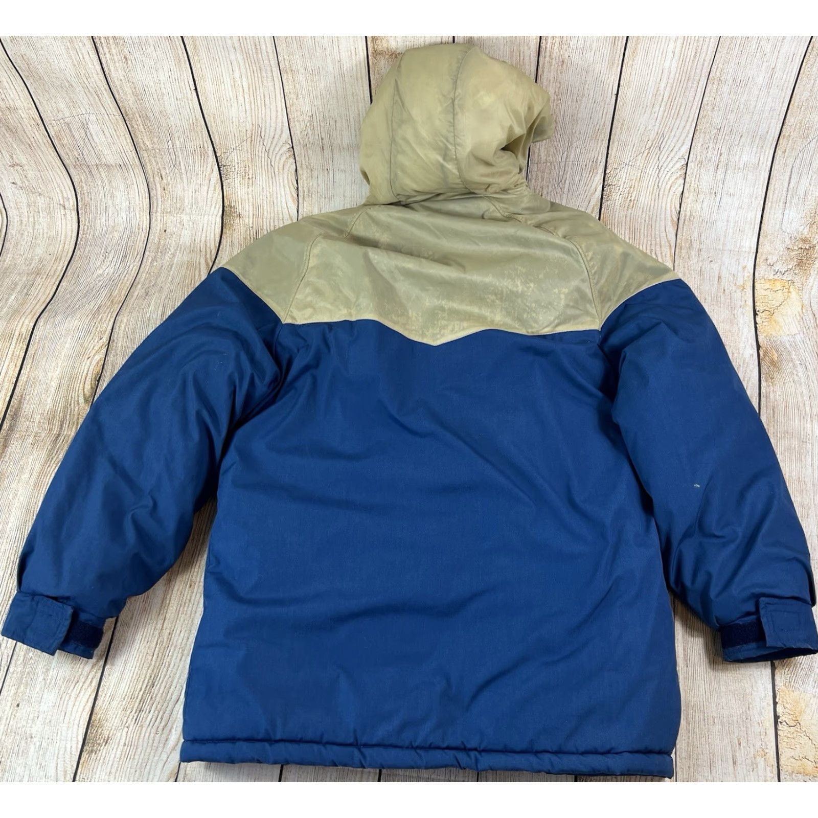 Vintage VINTAGE L.L.Bean Puffer Jacket Coat Mens M Brown Down 2-Tone Cursive Logo 1970s Outdoor Insulated Size US M / EU 48-50 / 2 - 2 Thumbnail