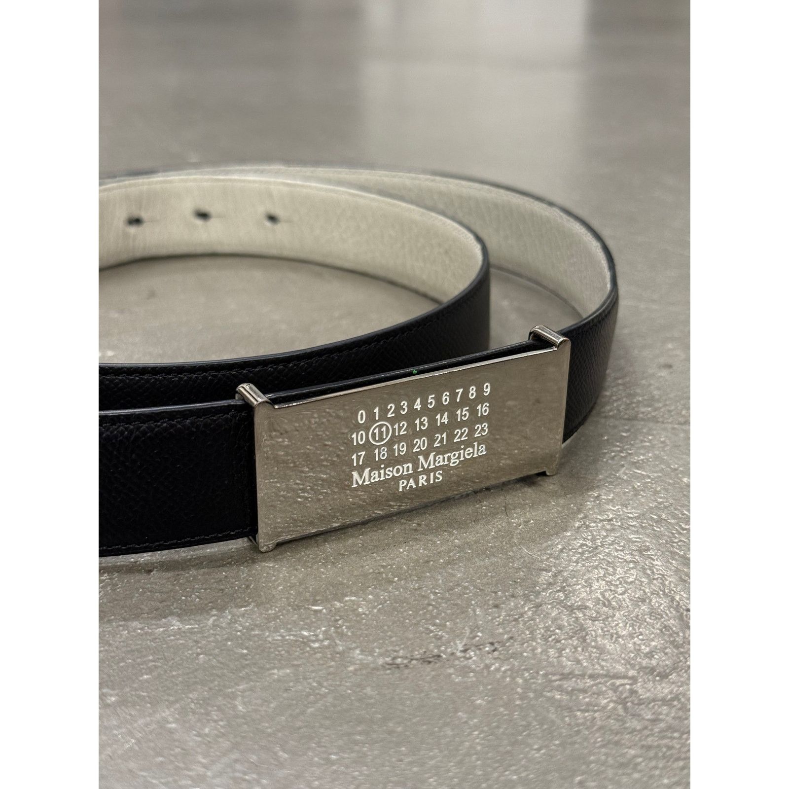 Maison Margiela 2020s Maison Margiela logo leather belt Size ONE SIZE - 5 Thumbnail