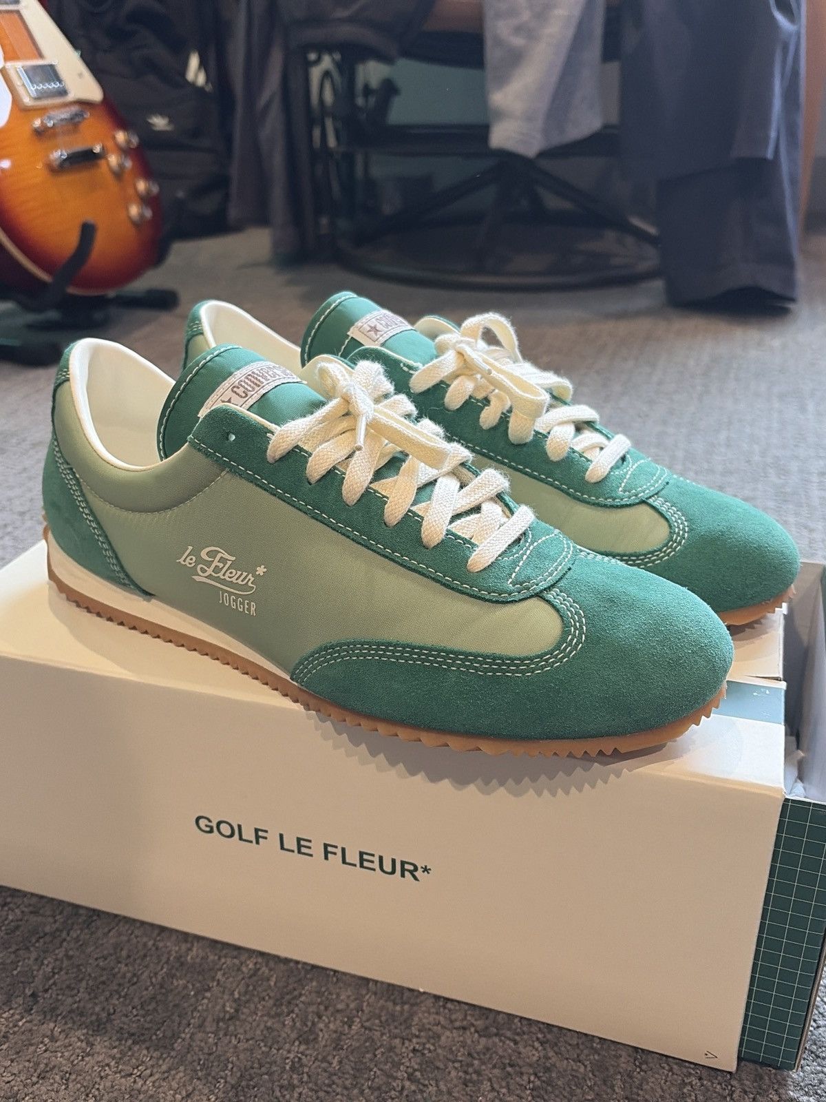 Converse × Golf le Fleur Golf le fleur jogger forest shade green Size US 9.5 / EU 42-43 - 2 Thumbnail