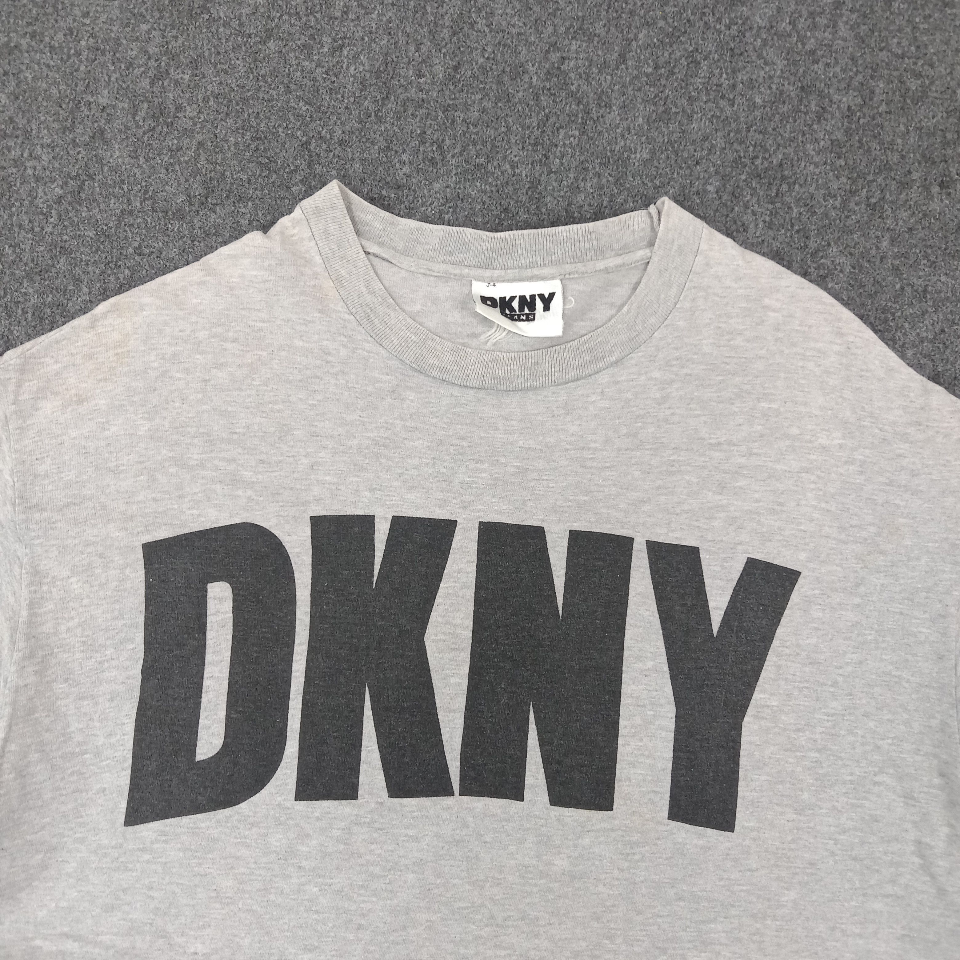 DKNY × Vintage DKNY American Brand Spellout Tshirt Size US XL / EU 56 / 4 - 3 Thumbnail