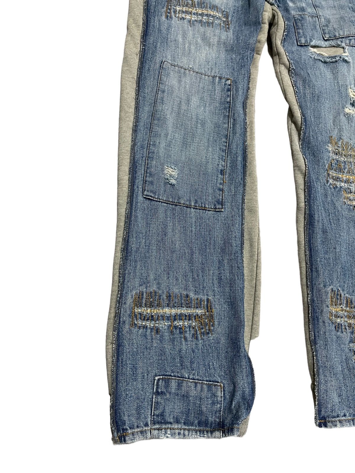 Japanese Brand × Vintage Vintage Gumu INTL Distressed Hybrid Pants Size US 32 / EU 48 - 7 Thumbnail