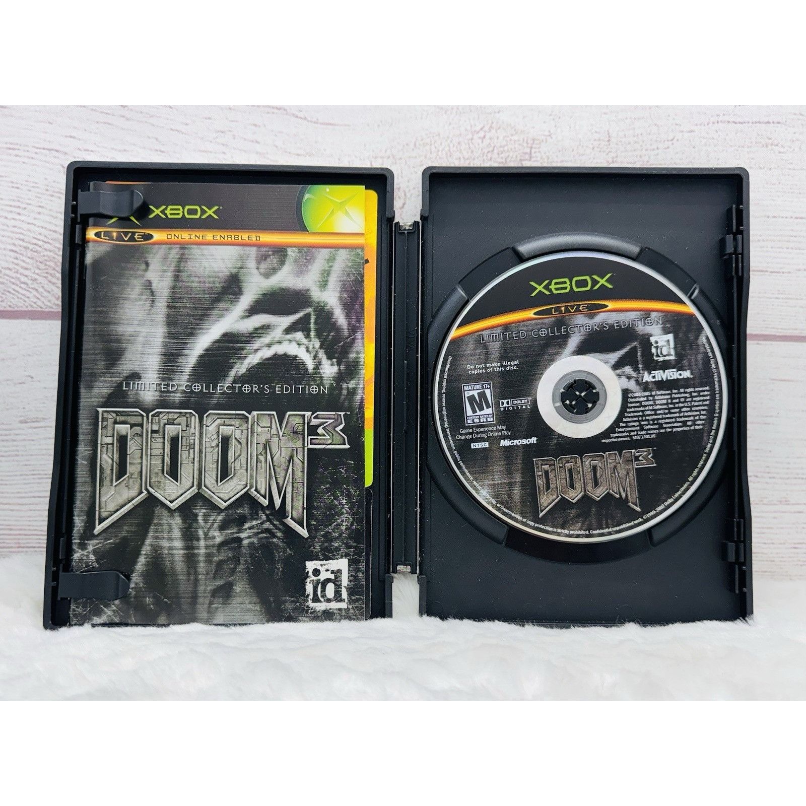 Sony Doom 3 (Xbox, 2005) SteelBook Limited Collector's Edition US Size ONE SIZE - 4 Thumbnail