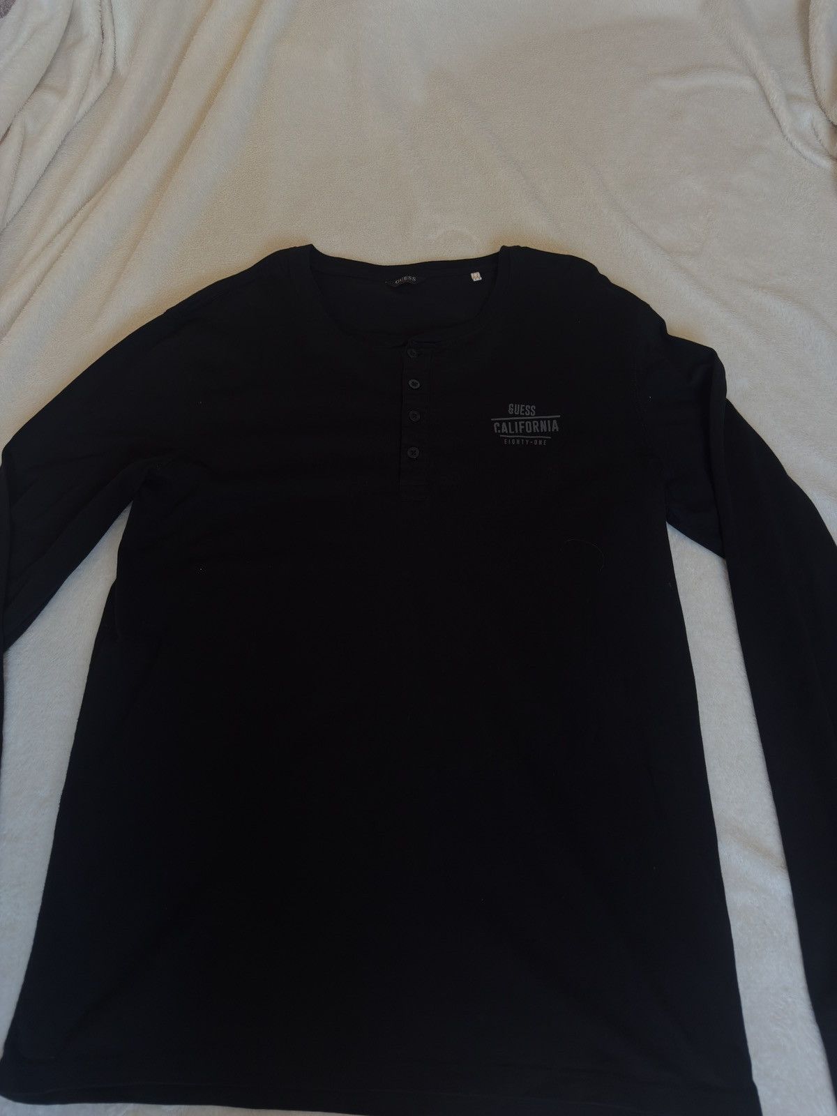 Guess Black long sleeve shirt Size US L / EU 52-54 / 3 - 2 Thumbnail
