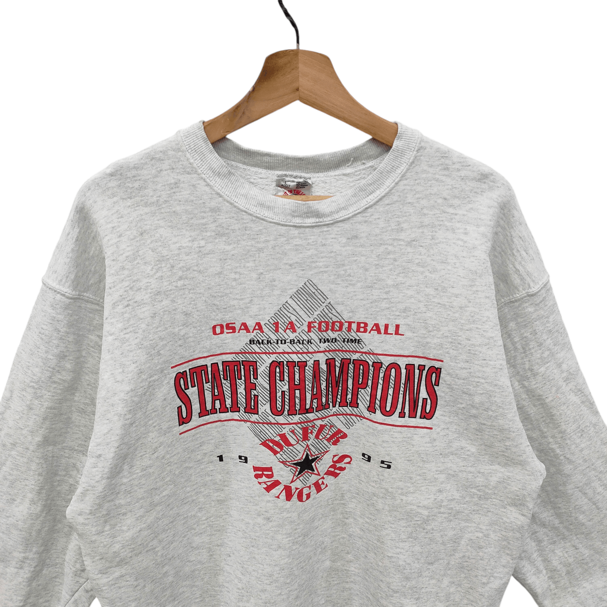 Fruit Of The Loom × Vintage 90s Dufur Rangers Football Vintage OSAA Football Stat Size US M / EU 48-50 / 2 - 3 Thumbnail