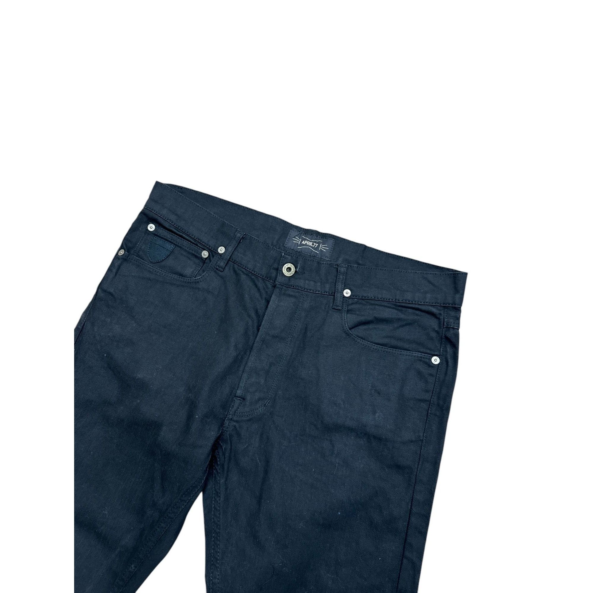 April 77 Black Denim jeans Size US 31 - 2 Thumbnail