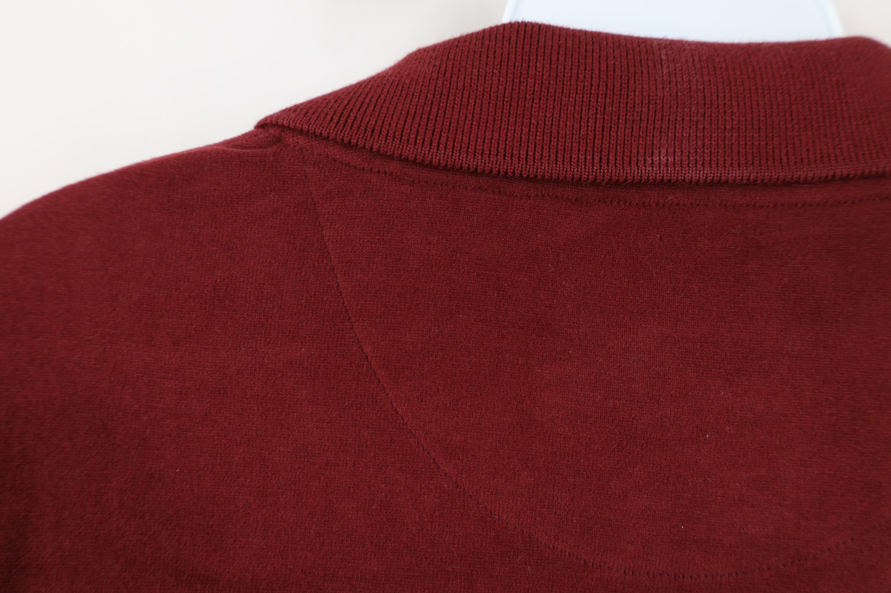 Vintage Deadstock Vintage 90s Streetwear Long Sleeve Rugby Polo Red Size US L / EU 52-54 / 3 - 12 Thumbnail