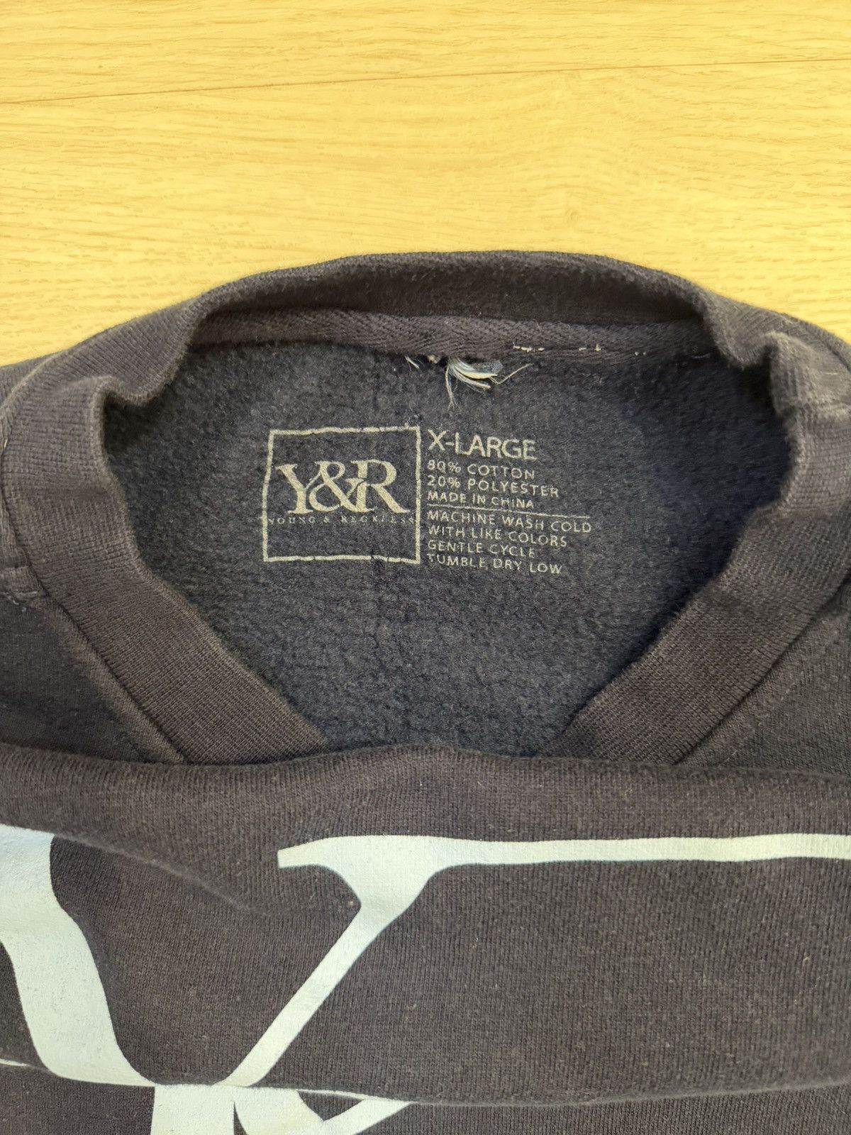 Young And Reckless Young & Reckless Blue Crewneck Sweatshirt Size US XL / EU 56 / 4 - 3 Thumbnail