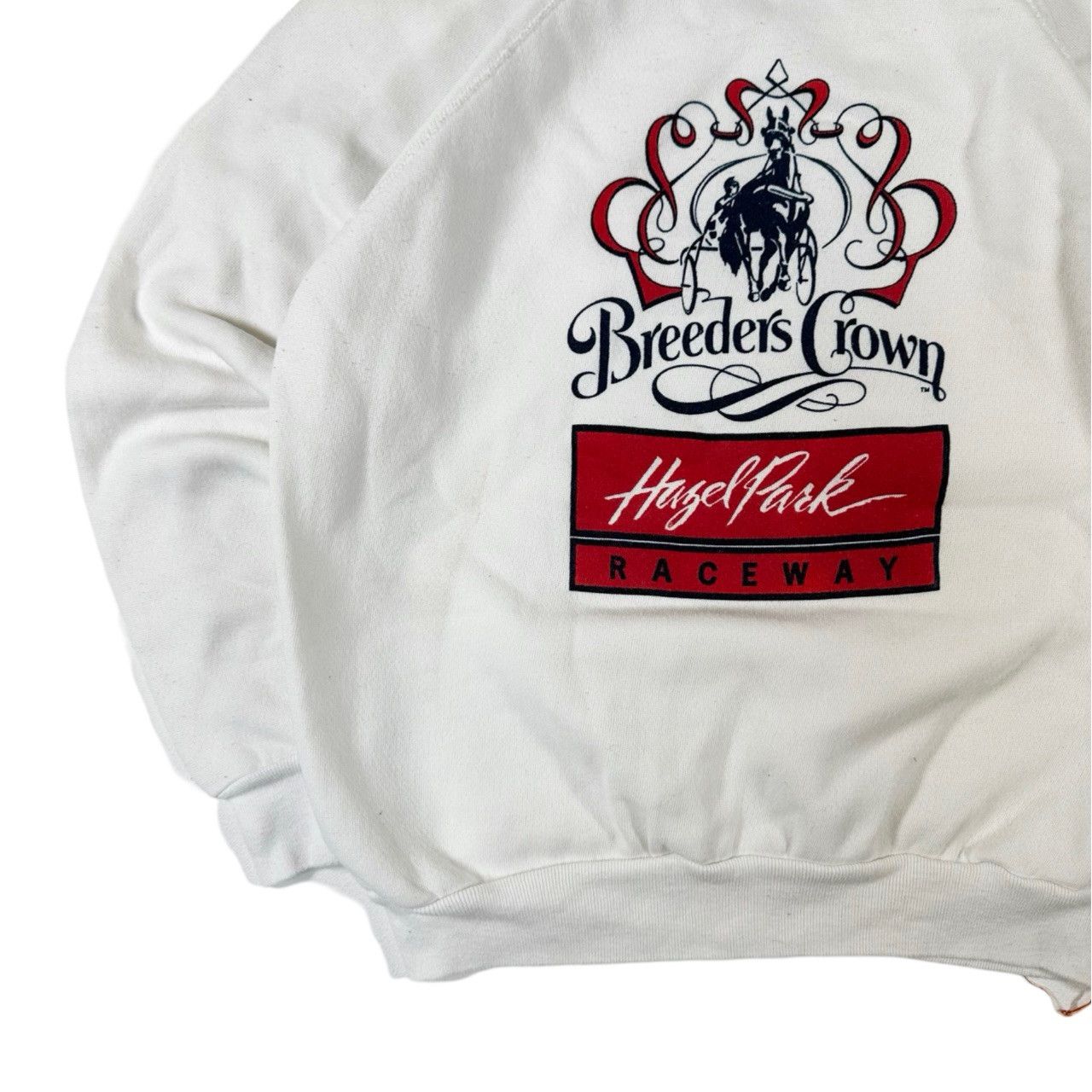 Vintage Vintage 80s Breeders Cup Raceway Equestrian Graphic Sweater Size US M / EU 48-50 / 2 - 3 Thumbnail