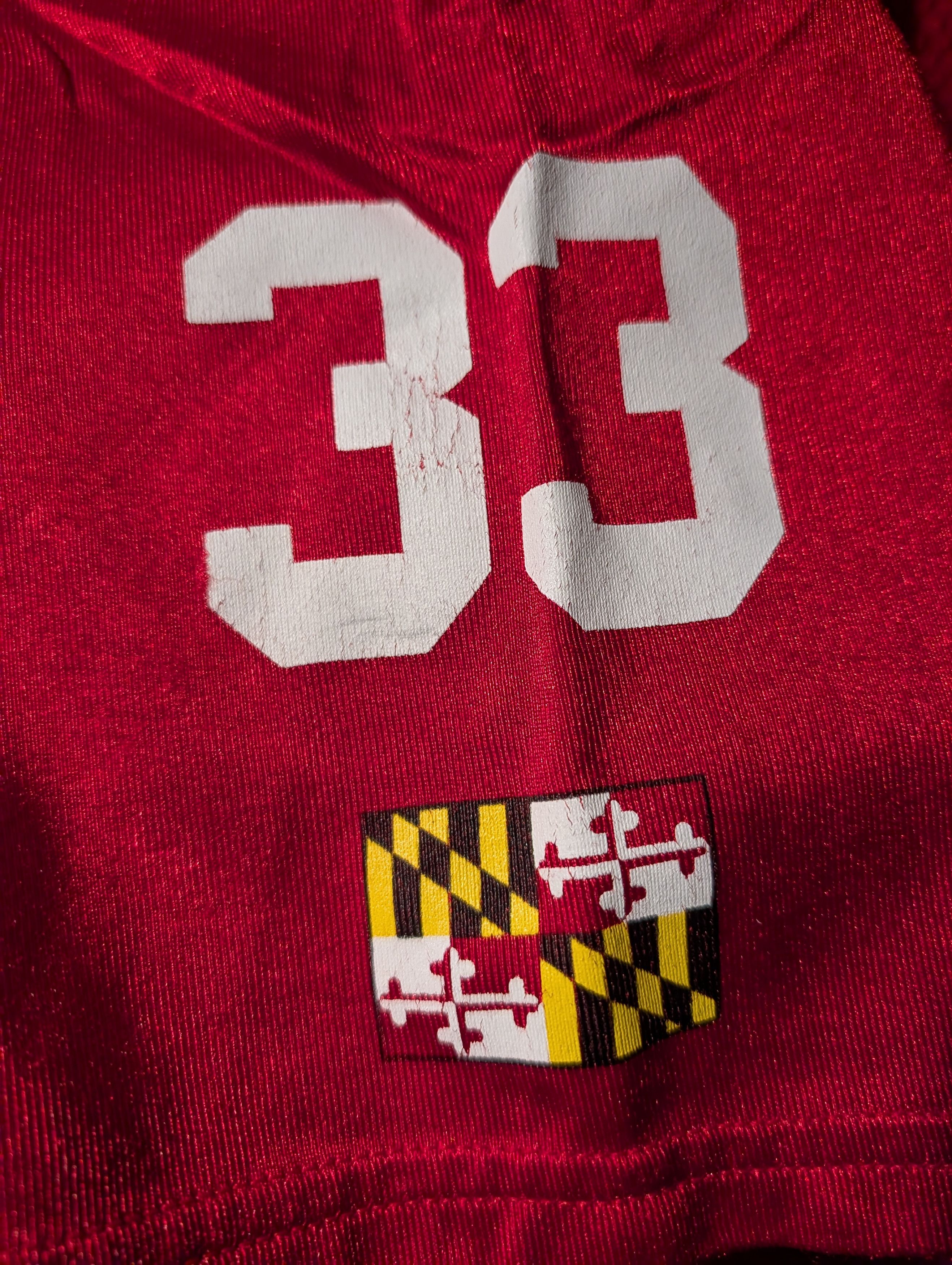 NCAA Vintage Under Armour Maryland Terrapins #33 Football Jersey Size US XXL / EU 58 / 5 - 7 Thumbnail