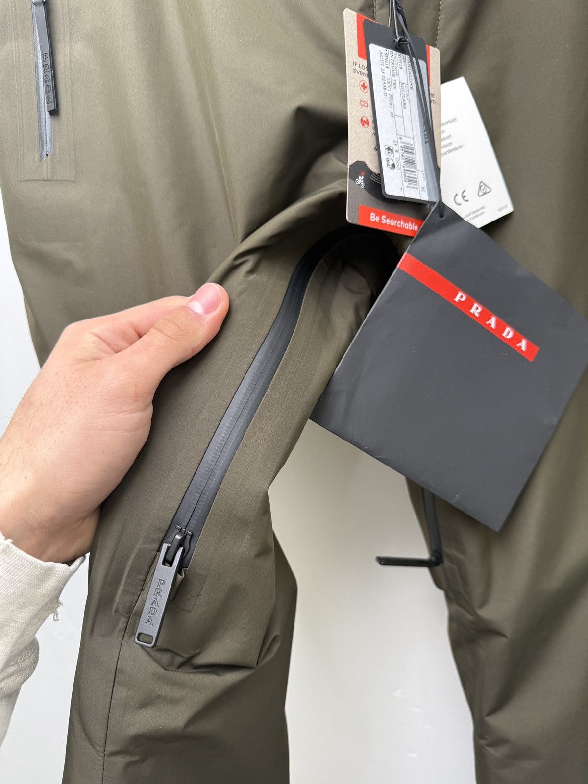 Prada NEW Prada Olive Ski Tech Puffer Jacket Pants Set! Size US L / EU 52-54 / 3 - 20 Thumbnail