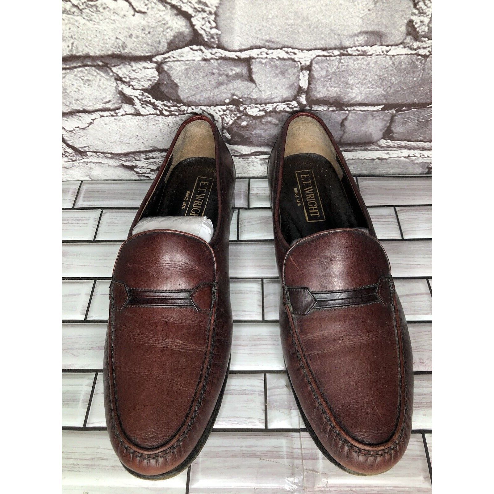 E.T. Wright E.T. Wright 1876 Brown Leather Loafers Slip On Dress Shoes M Size US 10.5 / EU 43-44 - 2 Thumbnail