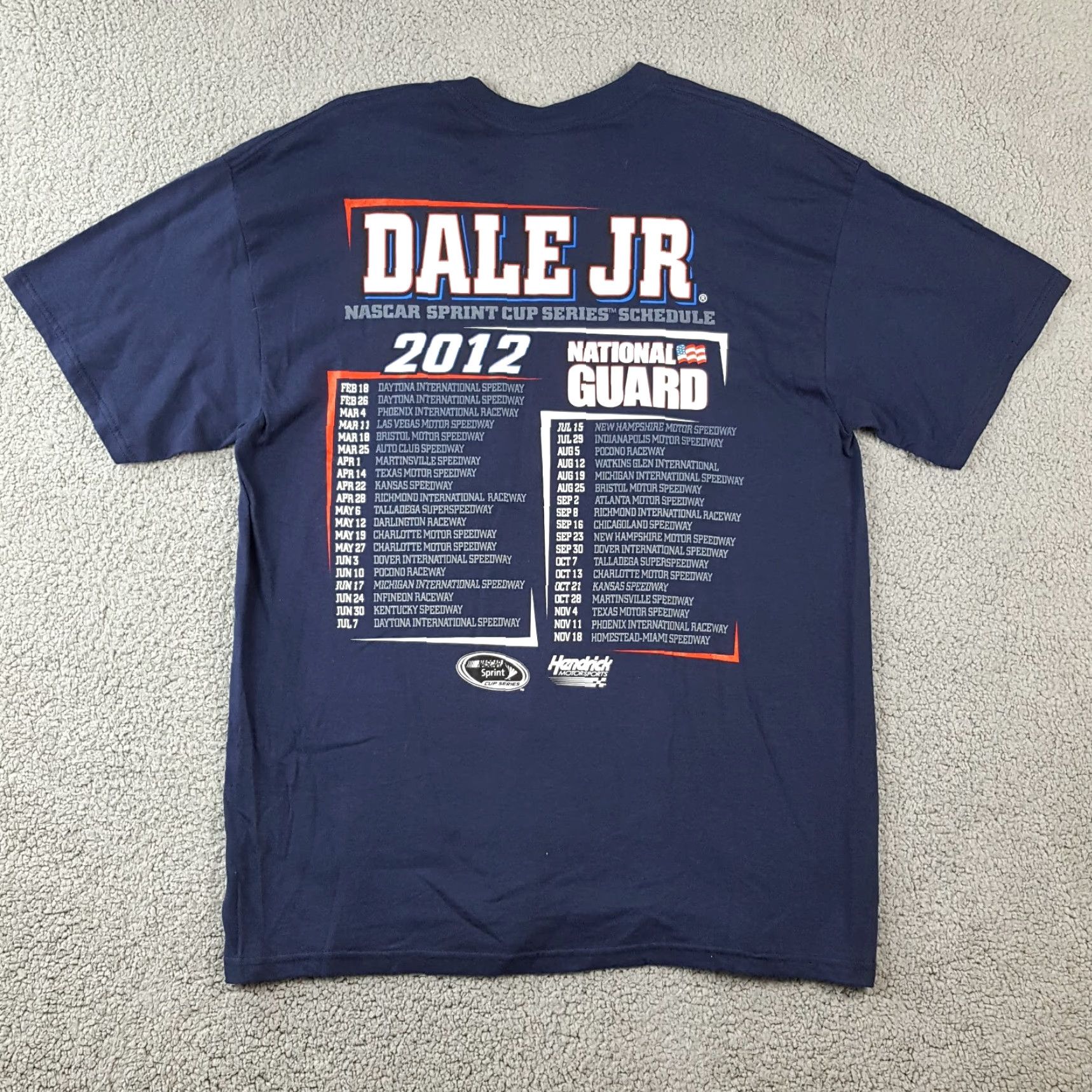 NASCAR VINTAGE NASCAR Dale Earnhardt National Guard Racing T-Shirt Men's XL Blue 90s Retro Cars Logo Embroidered NWT Size US XL / EU 56 / 4 - 5 Thumbnail