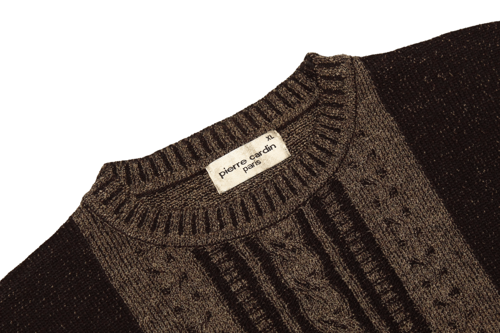 Pierre Cardin Rare 80s Pierre Cardin Paris Crew Neck Wool Blend Sweater Size US XL / EU 56 / 4 - 2 Thumbnail