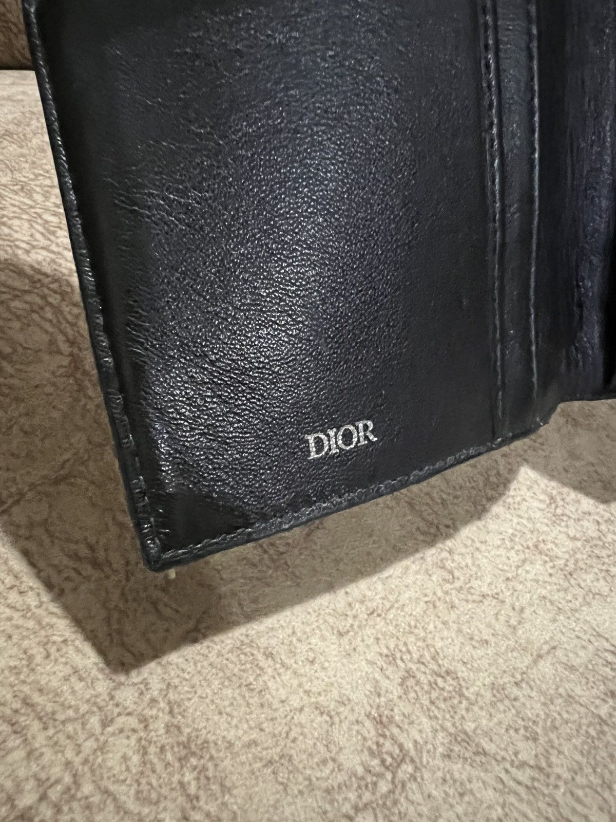 Dior Dior Oblique Monogram Jacquard Leather Long Vertical Wallet Size ONE SIZE - 9 Thumbnail