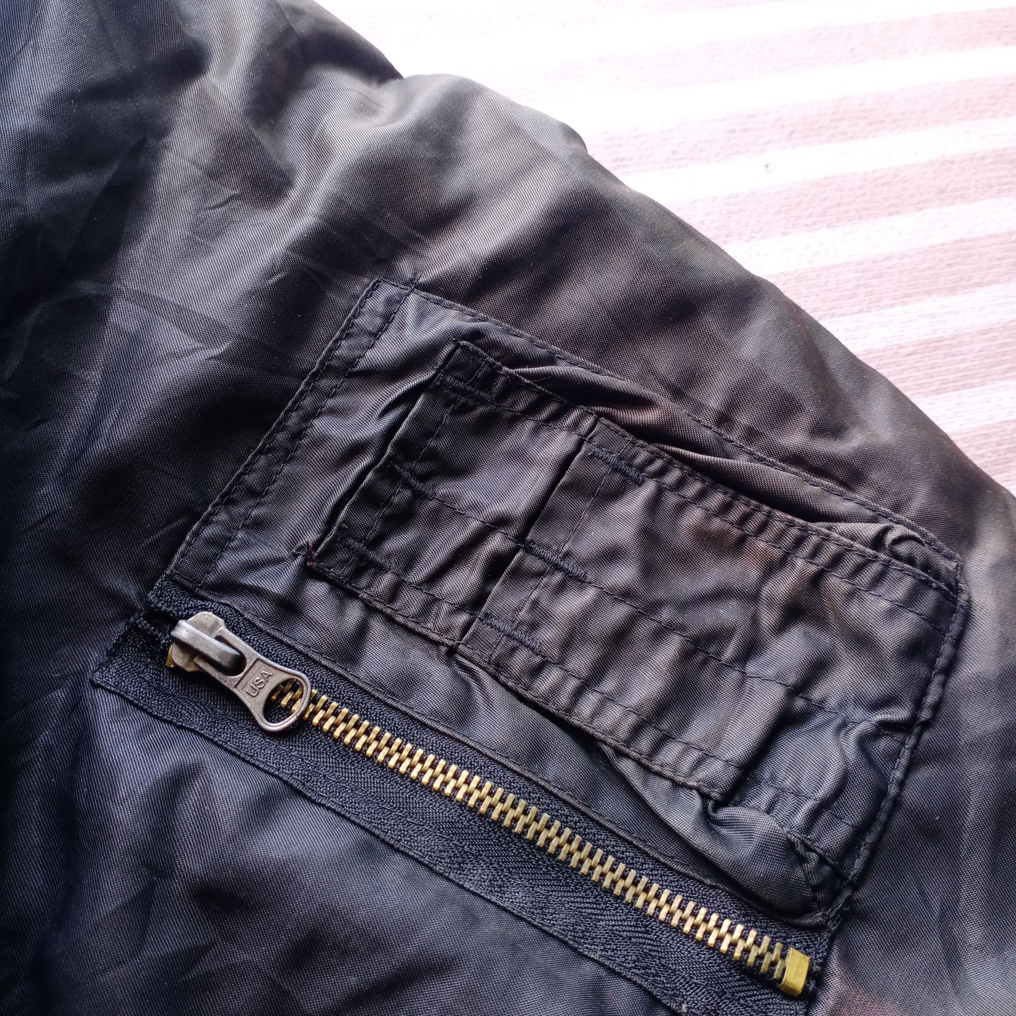 Vintage VTG MA-1 (USAF) Flyer's Intermediate Bomber Jacket USA 🇺🇸 Size US L / EU 52-54 / 3 - 6 Thumbnail