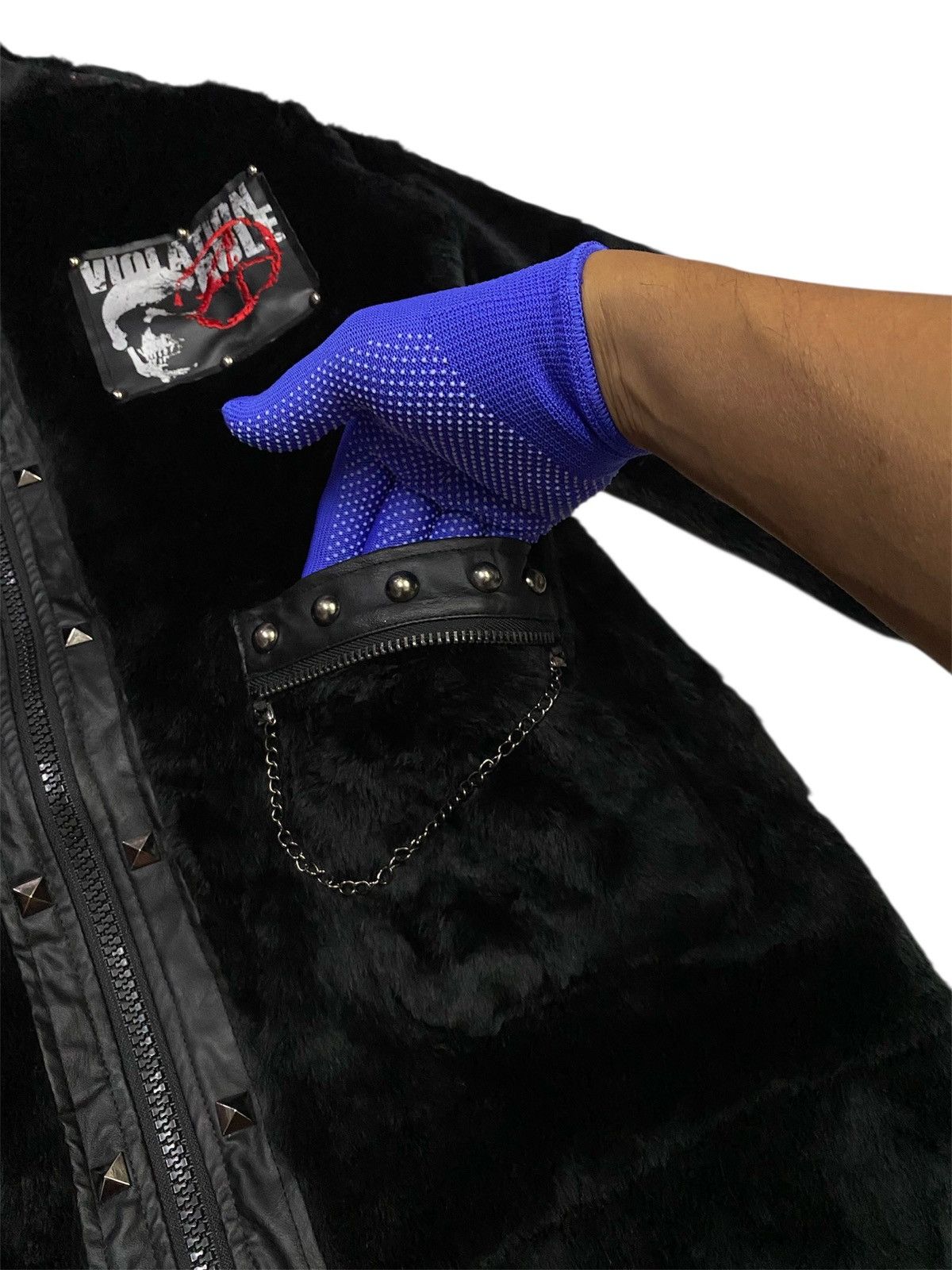 Sex Pot ReVeNGe Sex Pot Revenge Punk Faux Fur Hoodie Jacket Size L / US 10 / IT 46 - 13 Thumbnail