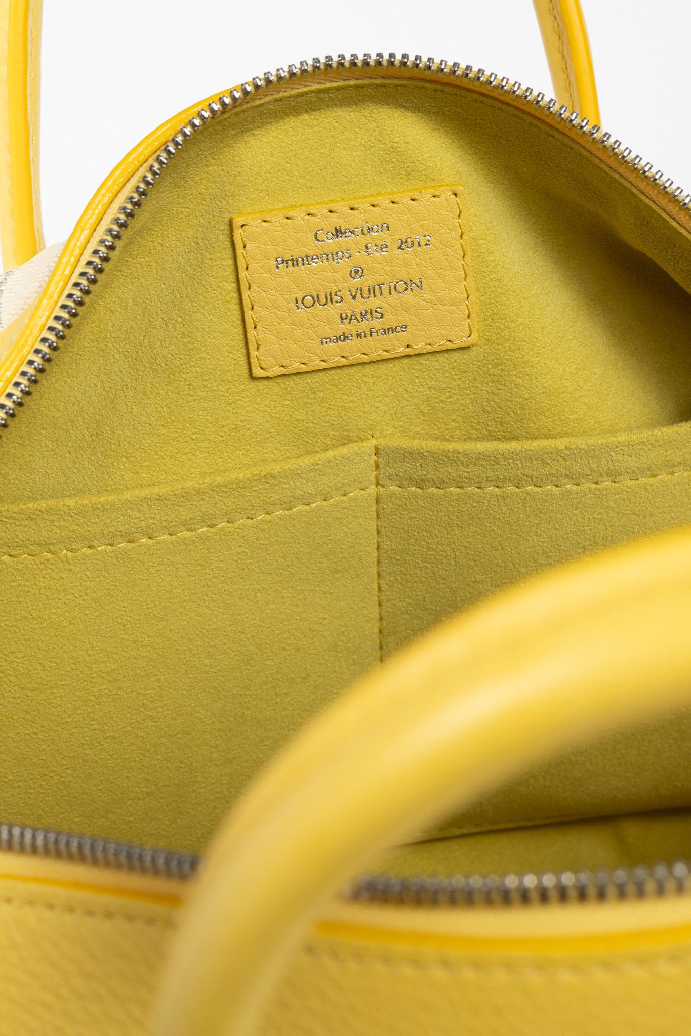 Louis Vuitton Louis Vuitton SS/12 Squat MM Denim Jaune Handbag Size ONE SIZE - 14 Thumbnail