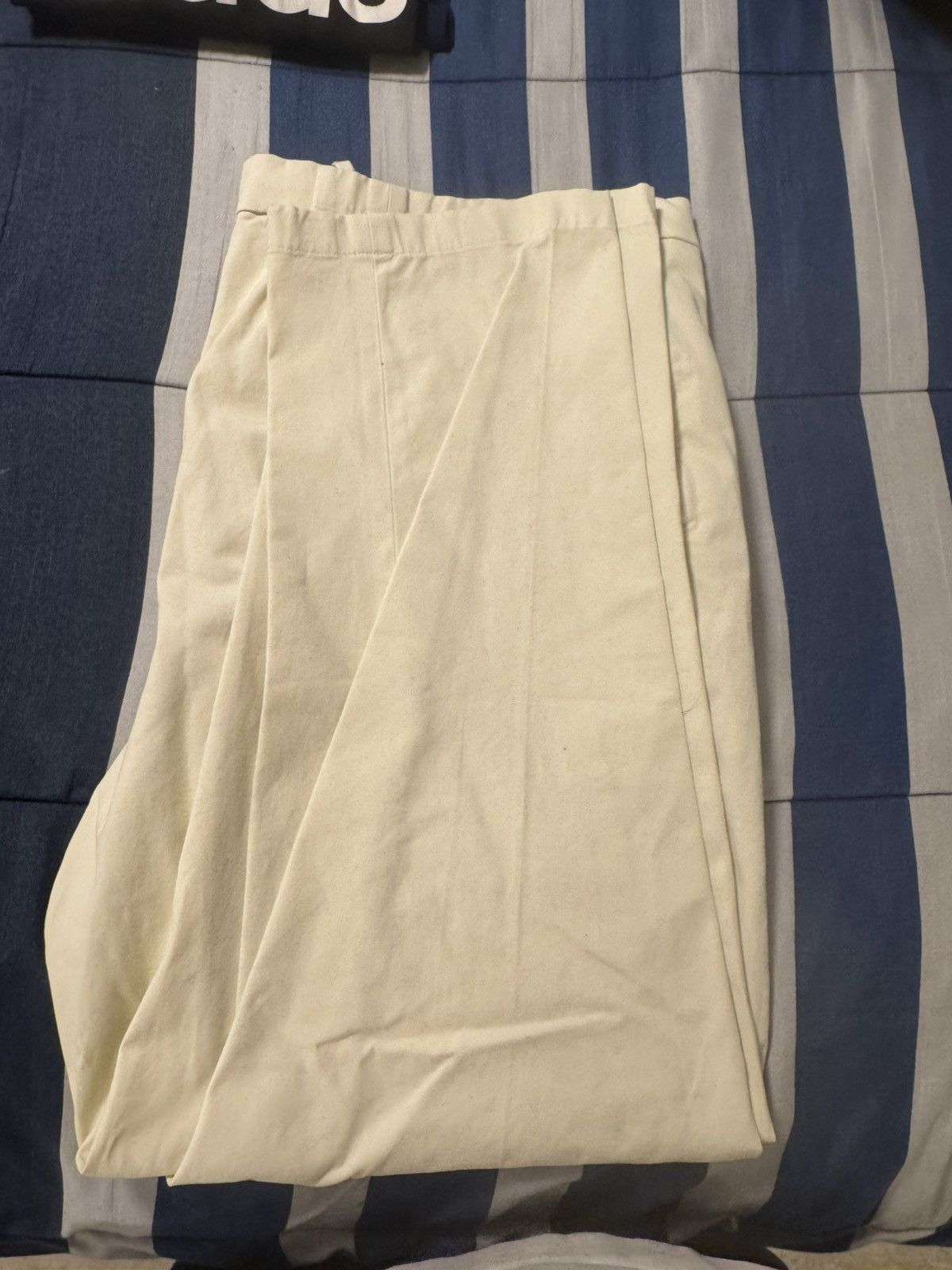 Uniqlo Uniqlo Smart Ankle Pants (2-Way Stretch Cotton) Off-White Size US 42 / EU 58 - 5 Thumbnail