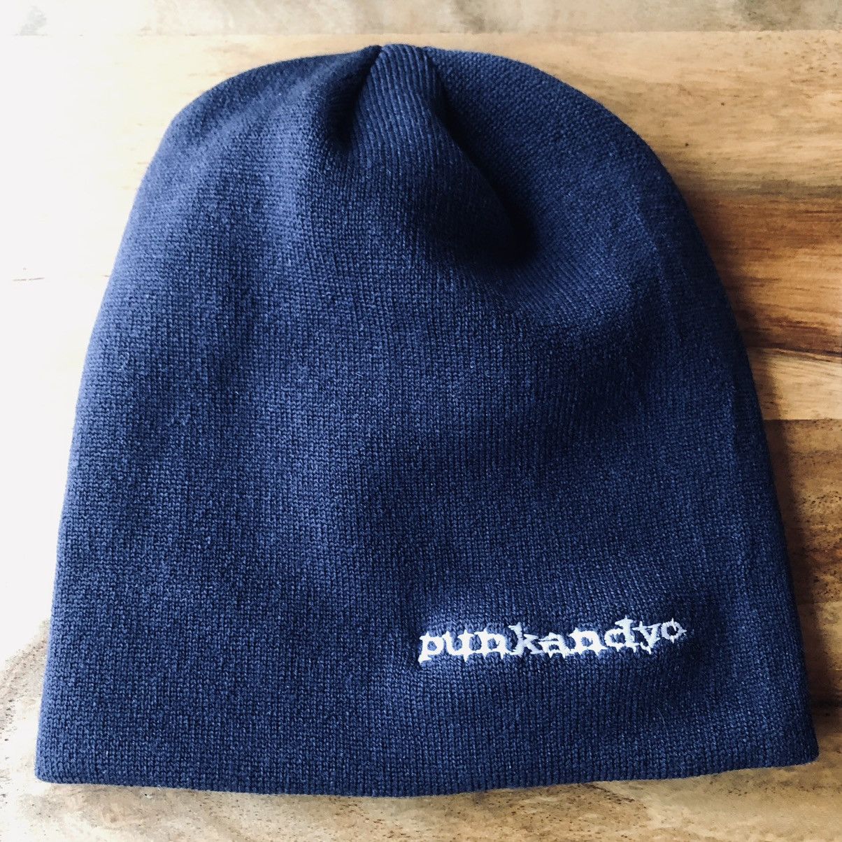 Punk and Yo Punk&Yo Track Pattern Beanie Navy Size ONE SIZE - 3 Thumbnail