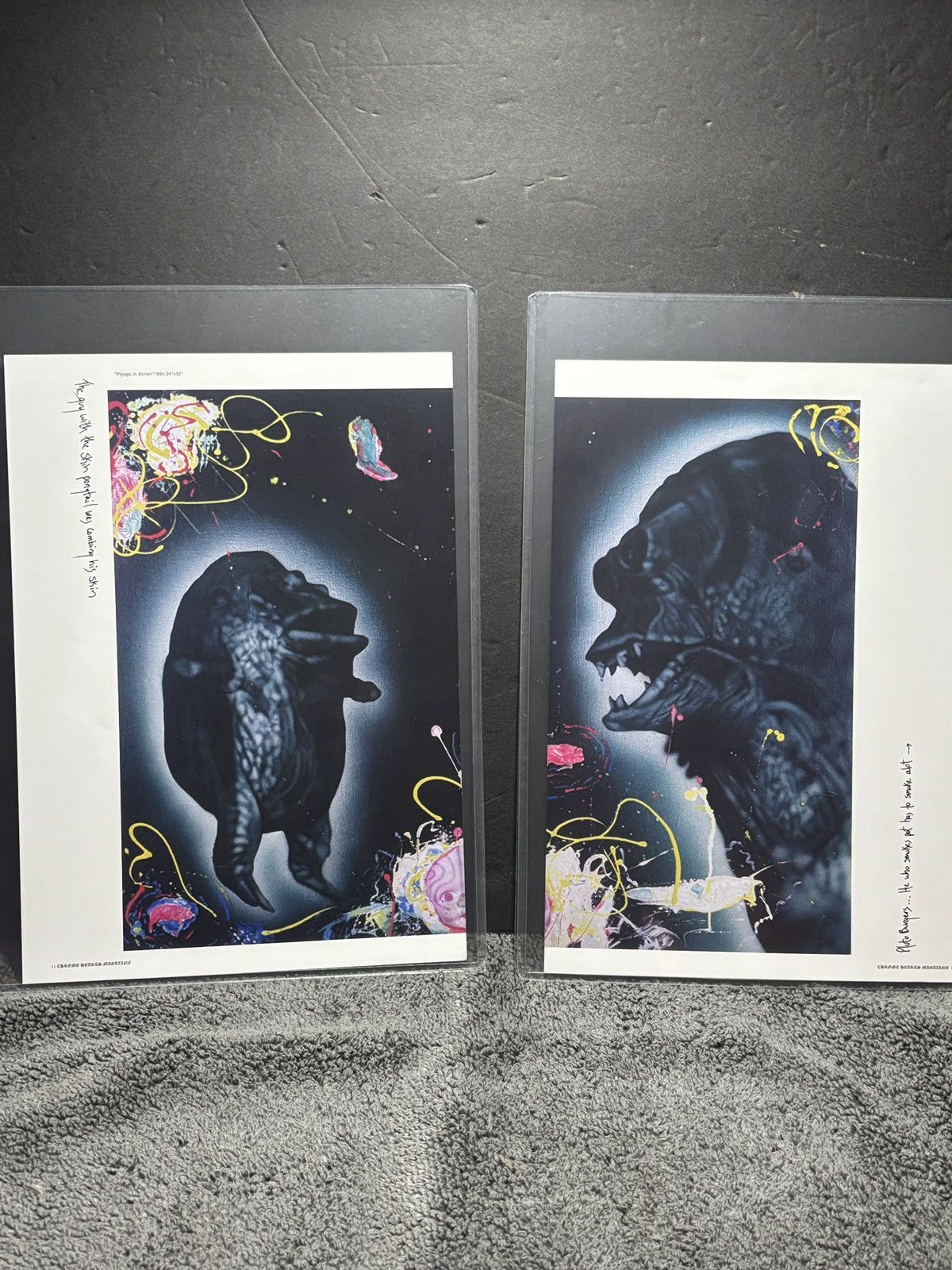 Chrome Hearts * CHROME HEARTS * 'piyogs in action' posters 8x11 Size ONE SIZE - 1 Thumbnail